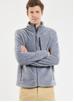 Veste Polaire Homme Bermudes Poullan - 100% Polyester, Manches Longues, Poches Zippées, Style Outdoor Urbain