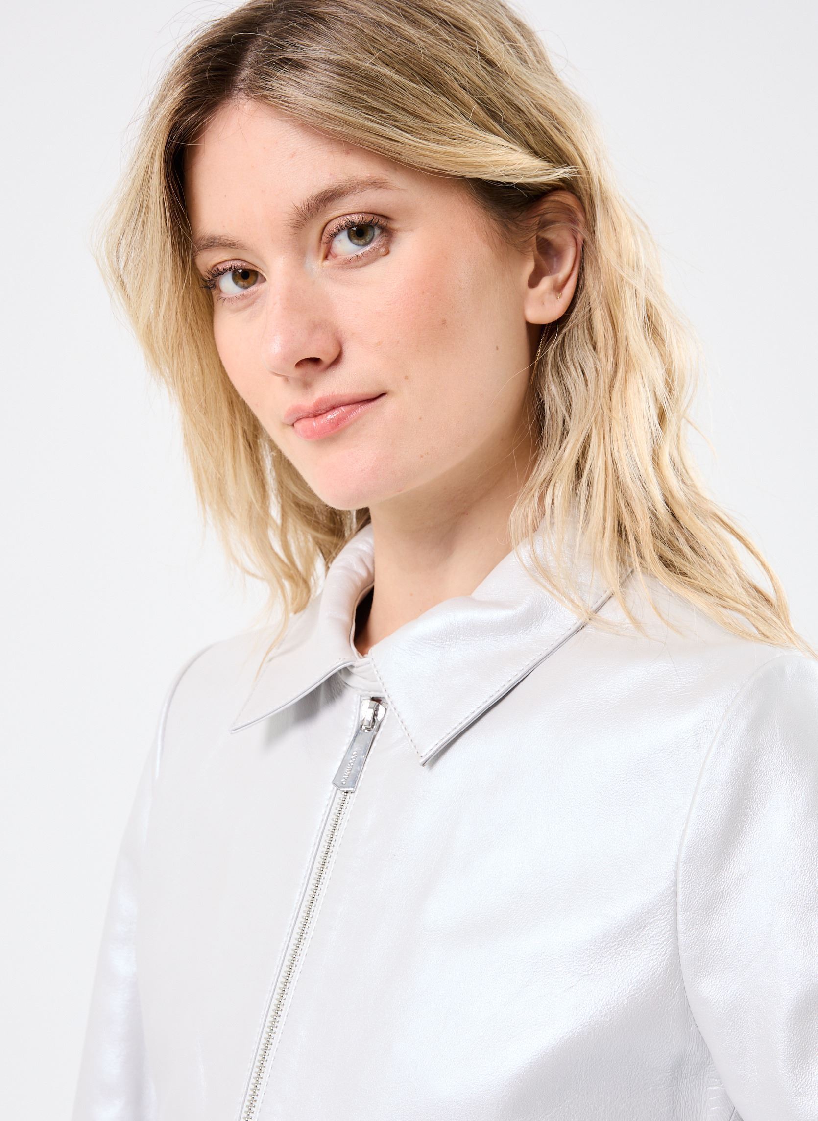 Lederjacken DARLA damen weiß Oakwood Lederjacken DARLA damen weiß Blanc