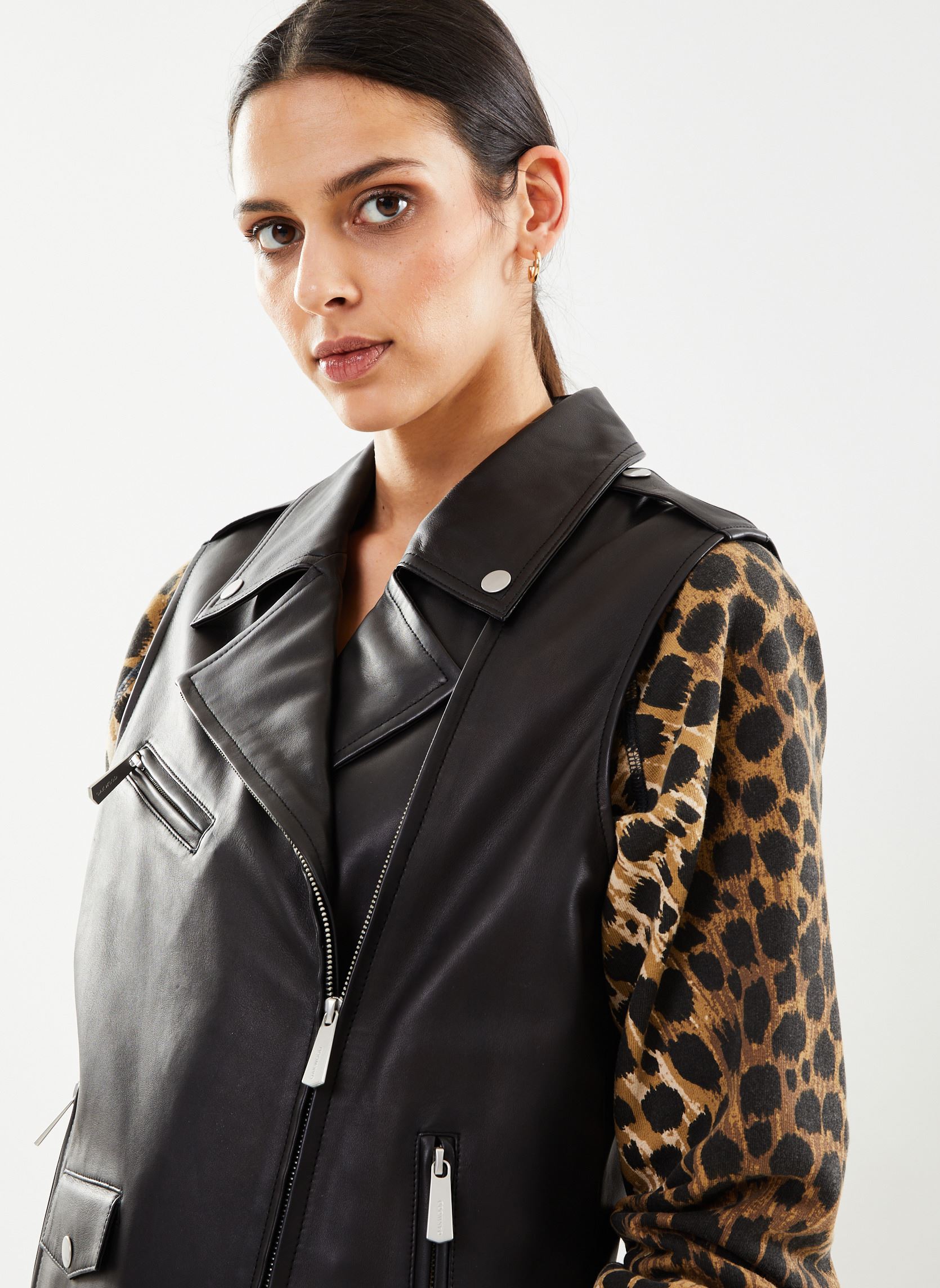 Vestes sans manches NIKOLETA femme noir Oakwood Vestes sans manches NIKOLETA femme noir Black