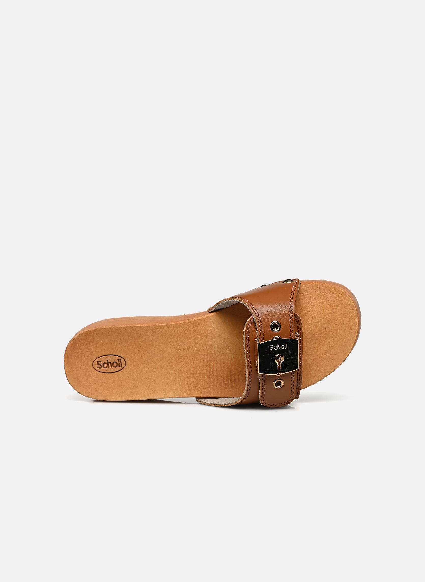 Pantoletten und Clogs Pescura Heel Sr Iconic damen braun Scholl Pantoletten und Clogs Pescura Heel Sr Iconic damen braun COGNAC