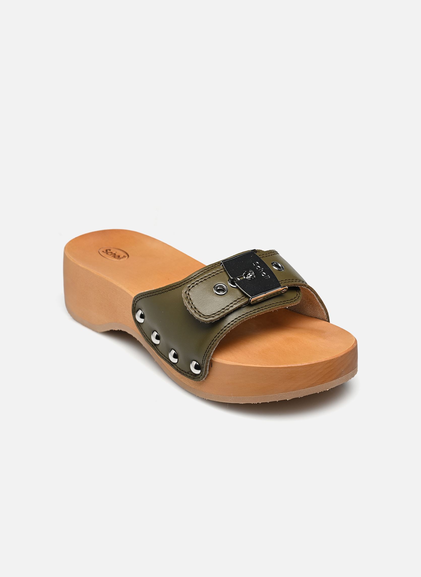 Mules et sabots Pescura Heel Sr Iconic femme vert Scholl Mules et sabots Pescura Heel Sr Iconic femme vert KHAKI