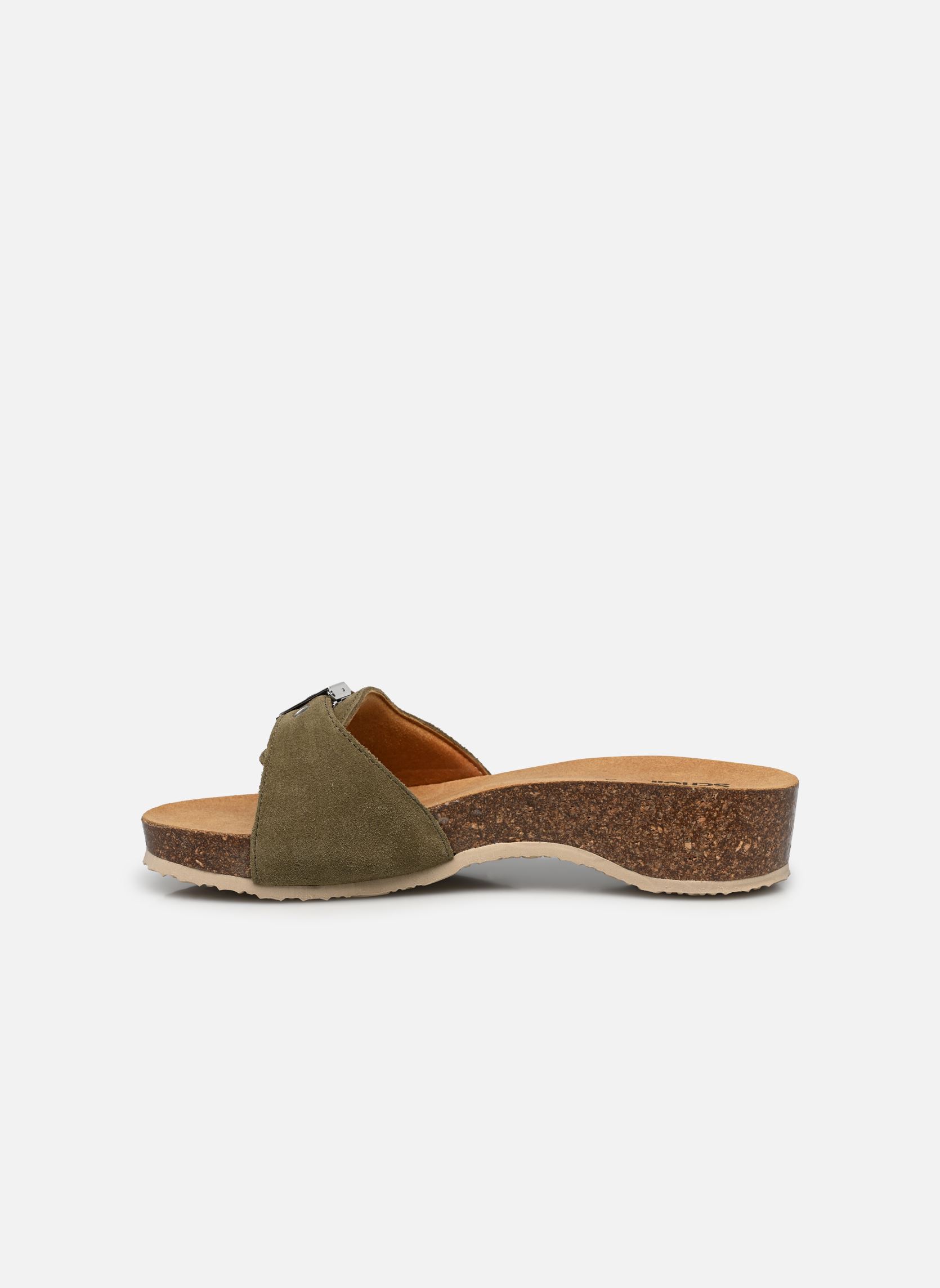 Pantoletten und Clogs PESCURA HEEL CORK ICONIC damen grün Scholl Pantoletten und Clogs PESCURA HEEL CORK ICONIC damen grün KHAKI