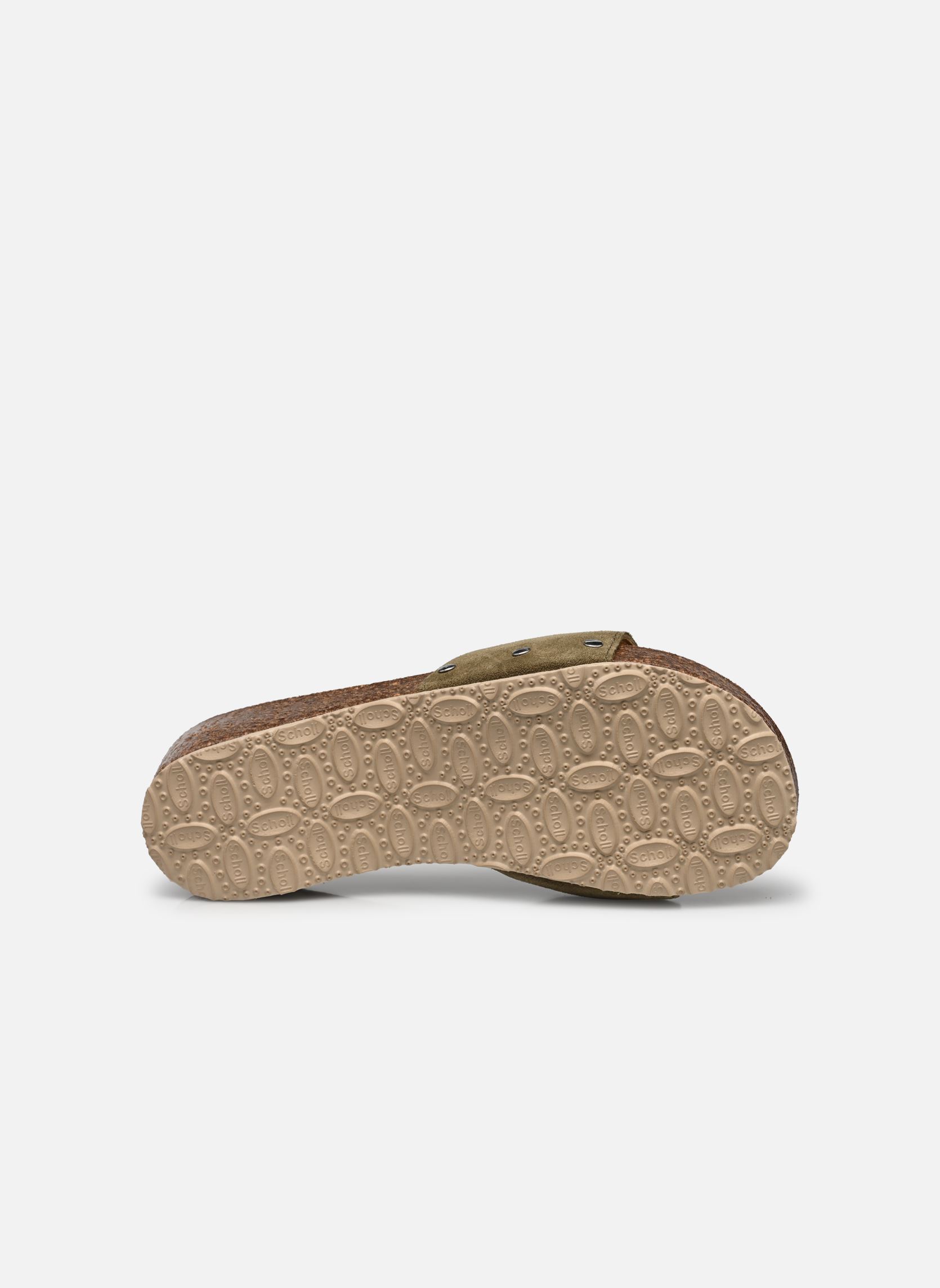 Pantoletten und Clogs PESCURA HEEL CORK ICONIC damen grün Scholl Pantoletten und Clogs PESCURA HEEL CORK ICONIC damen grün KHAKI