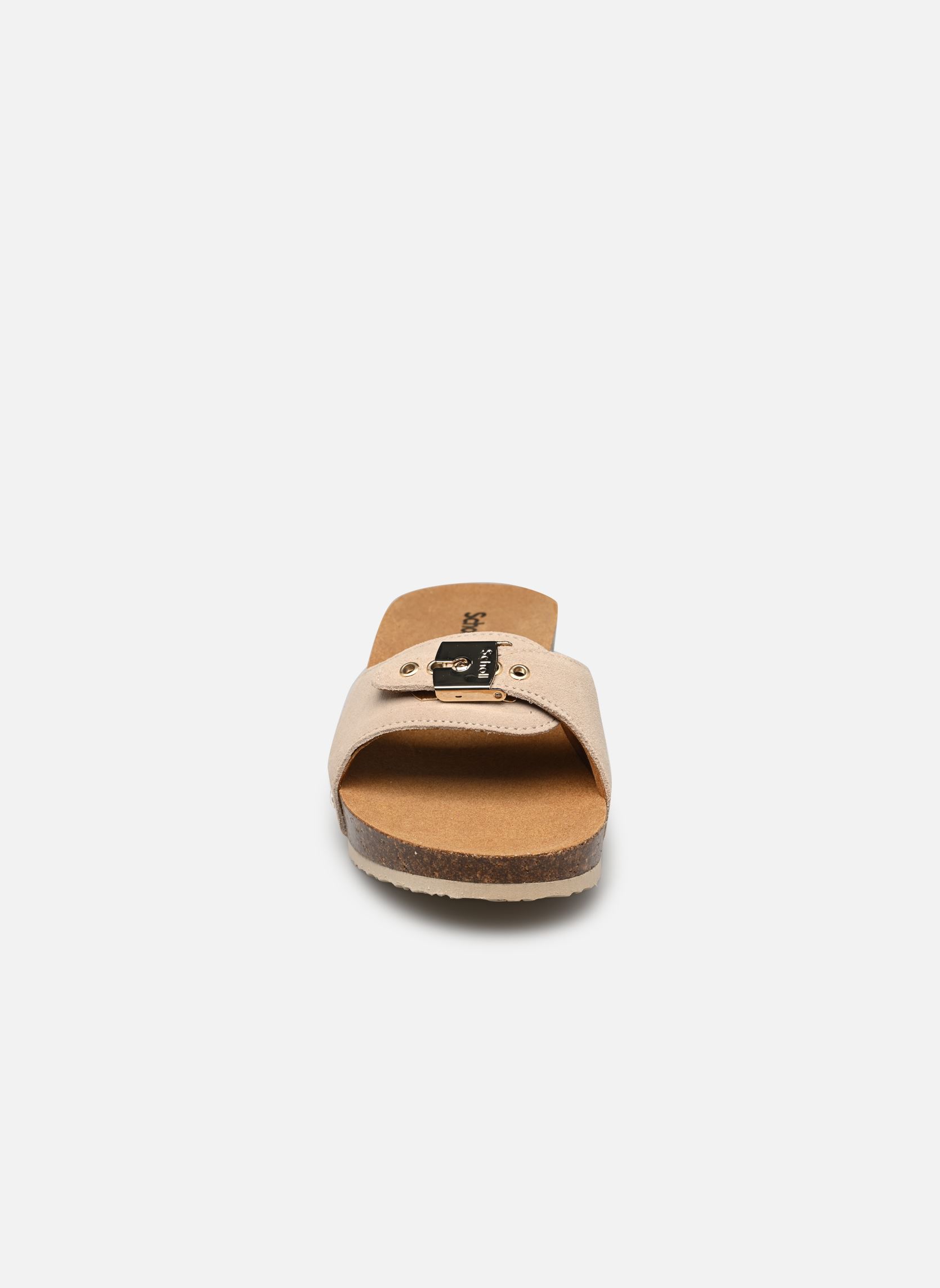 Pantoletten und Clogs PESCURA HEEL CORK ICONIC damen beige Scholl Pantoletten und Clogs PESCURA HEEL CORK ICONIC damen beige Off white