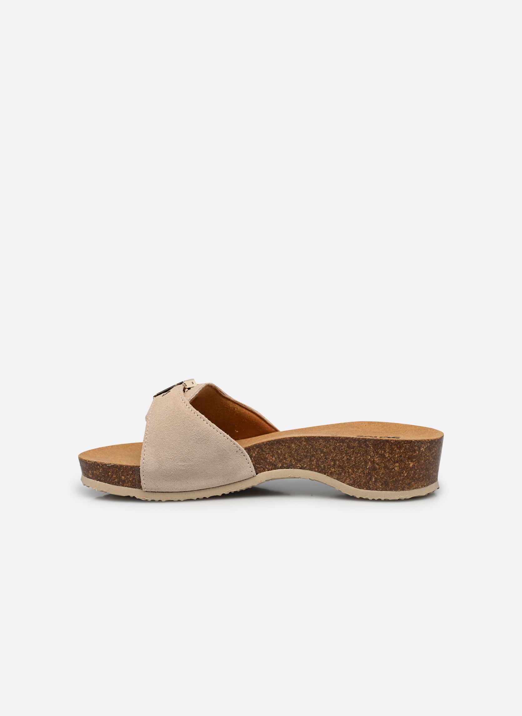 Pantoletten und Clogs PESCURA HEEL CORK ICONIC damen beige Scholl Pantoletten und Clogs PESCURA HEEL CORK ICONIC damen beige Off white