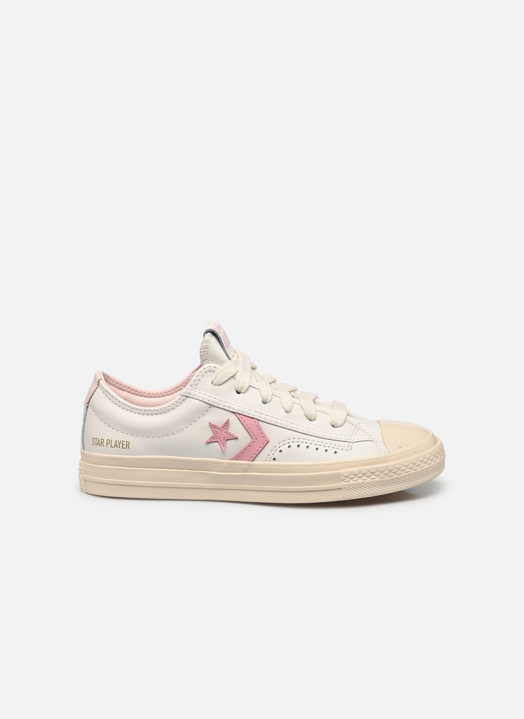 Baskets toile Star Player 76 Ox femme blanc Converse Baskets toile Star Player 76 Ox femme blanc VINTAGE WHITE
