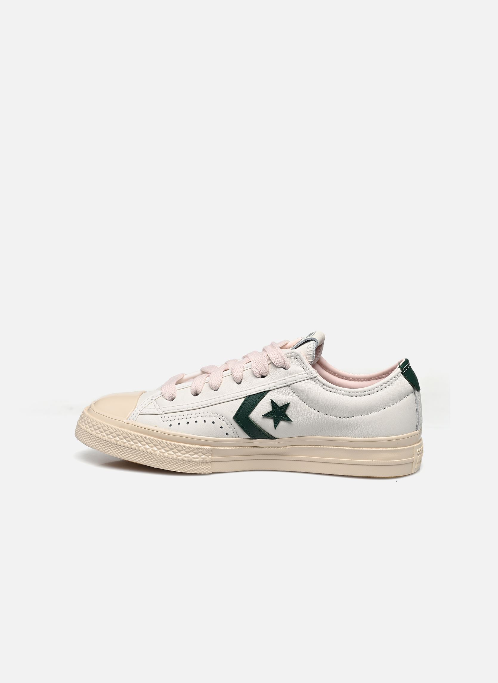Baskets toile Star Player 76 Ox femme blanc Converse Baskets toile Star Player 76 Ox femme blanc VINTAGE WHITE/WHITE