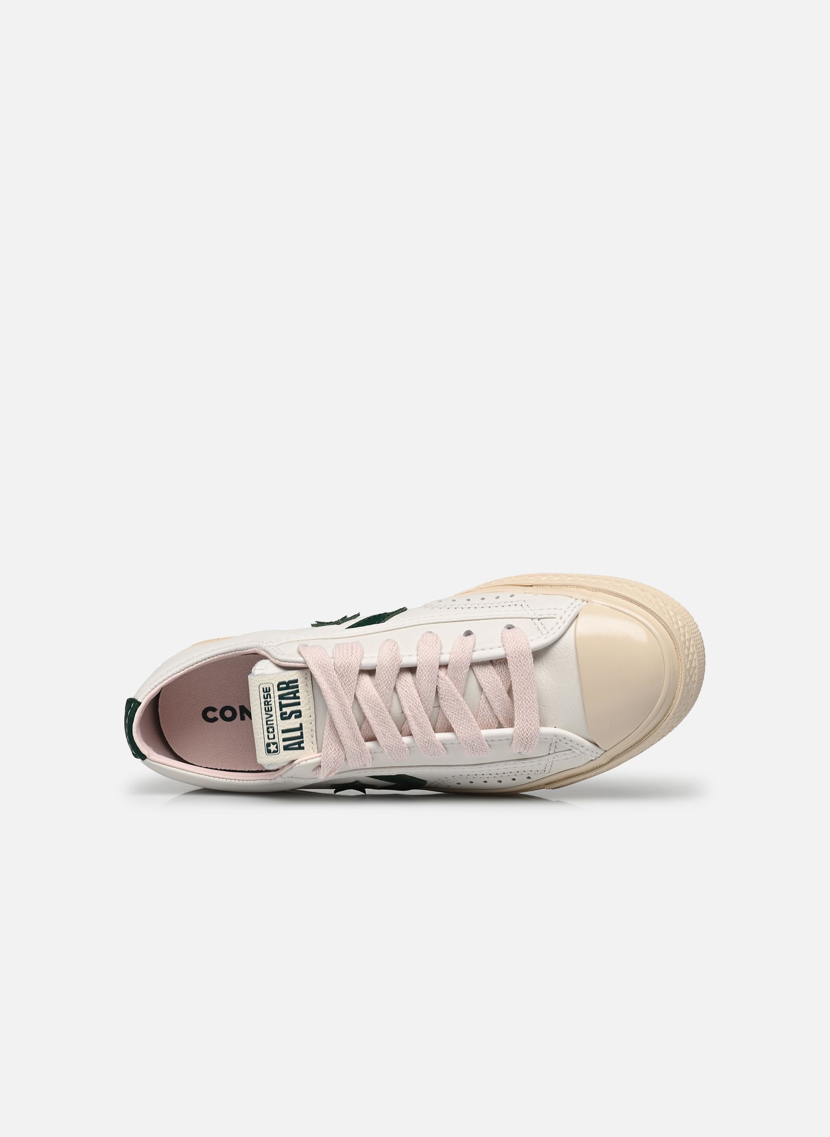 Baskets toile Star Player 76 Ox femme blanc Converse Baskets toile Star Player 76 Ox femme blanc VINTAGE WHITE/WHITE