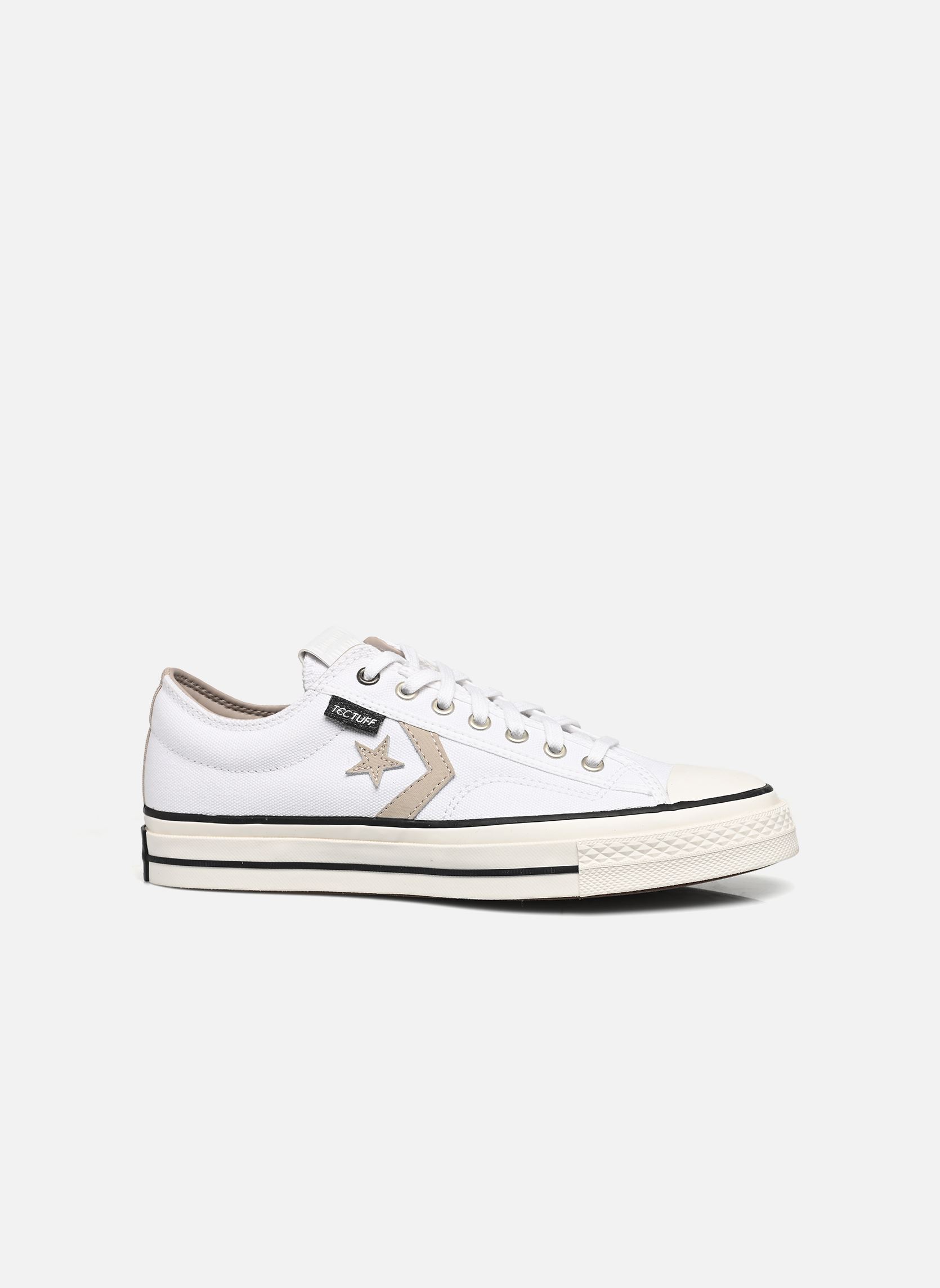 Leinen-Sneaker Star Player 76 Ox M herren weiß Converse Leinen-Sneaker Star Player 76 Ox M herren weiß WHITE/PAPYRUS