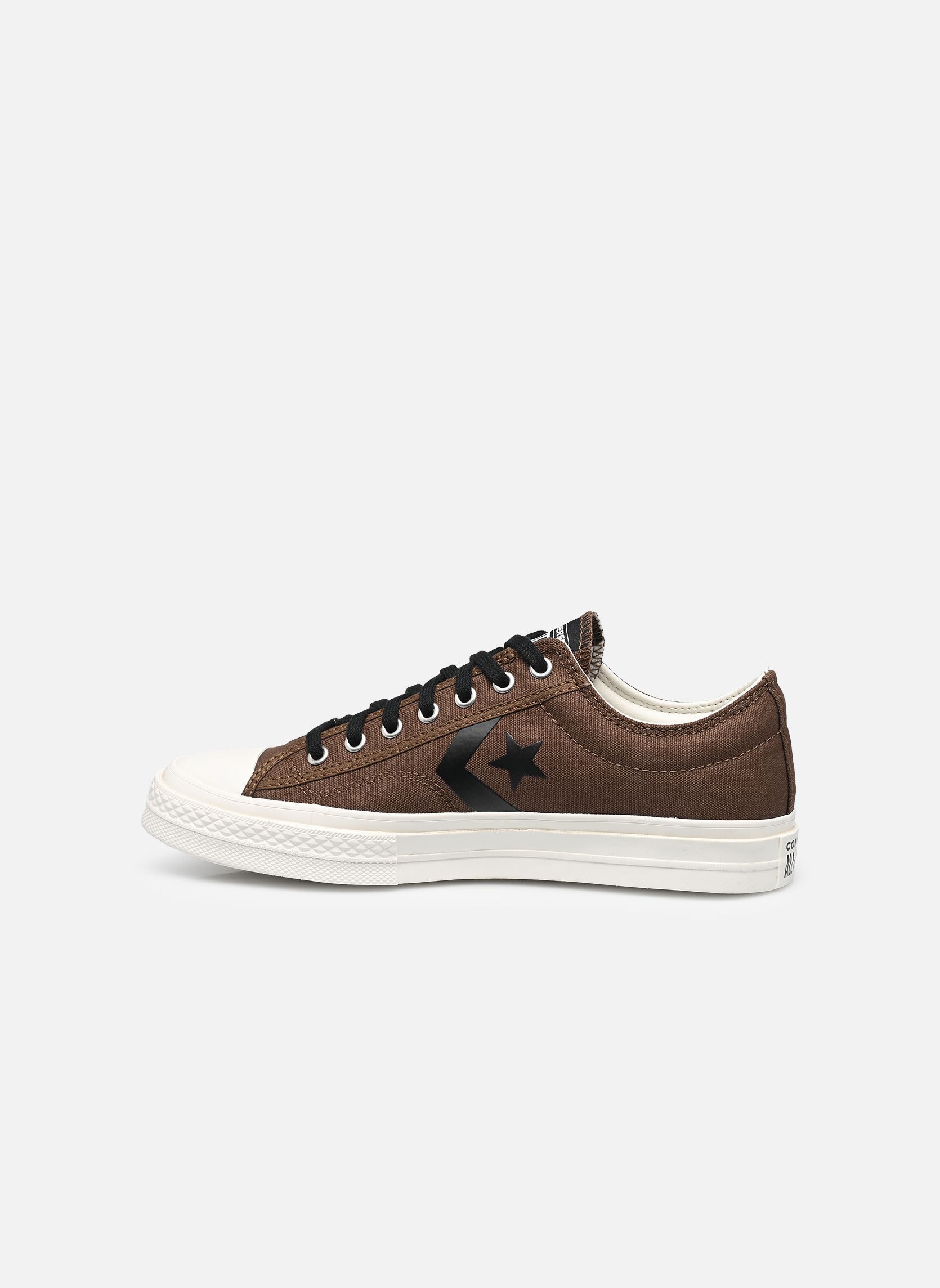 Baskets toile Star Player 76 Ox M homme marron Converse Baskets toile Star Player 76 Ox M homme marron GROUNDED / BLACK