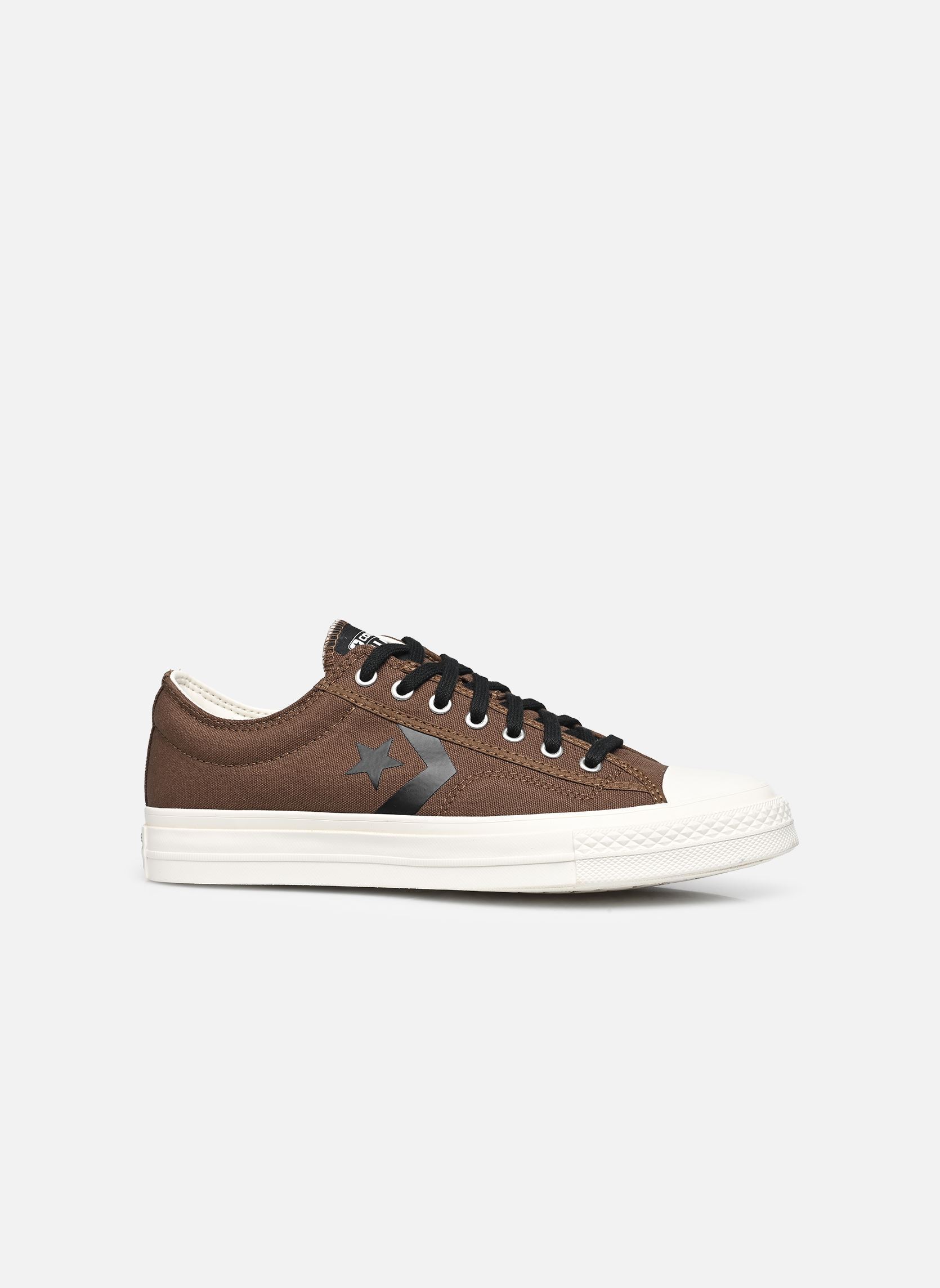 Baskets toile Star Player 76 Ox M homme marron Converse Baskets toile Star Player 76 Ox M homme marron GROUNDED / BLACK
