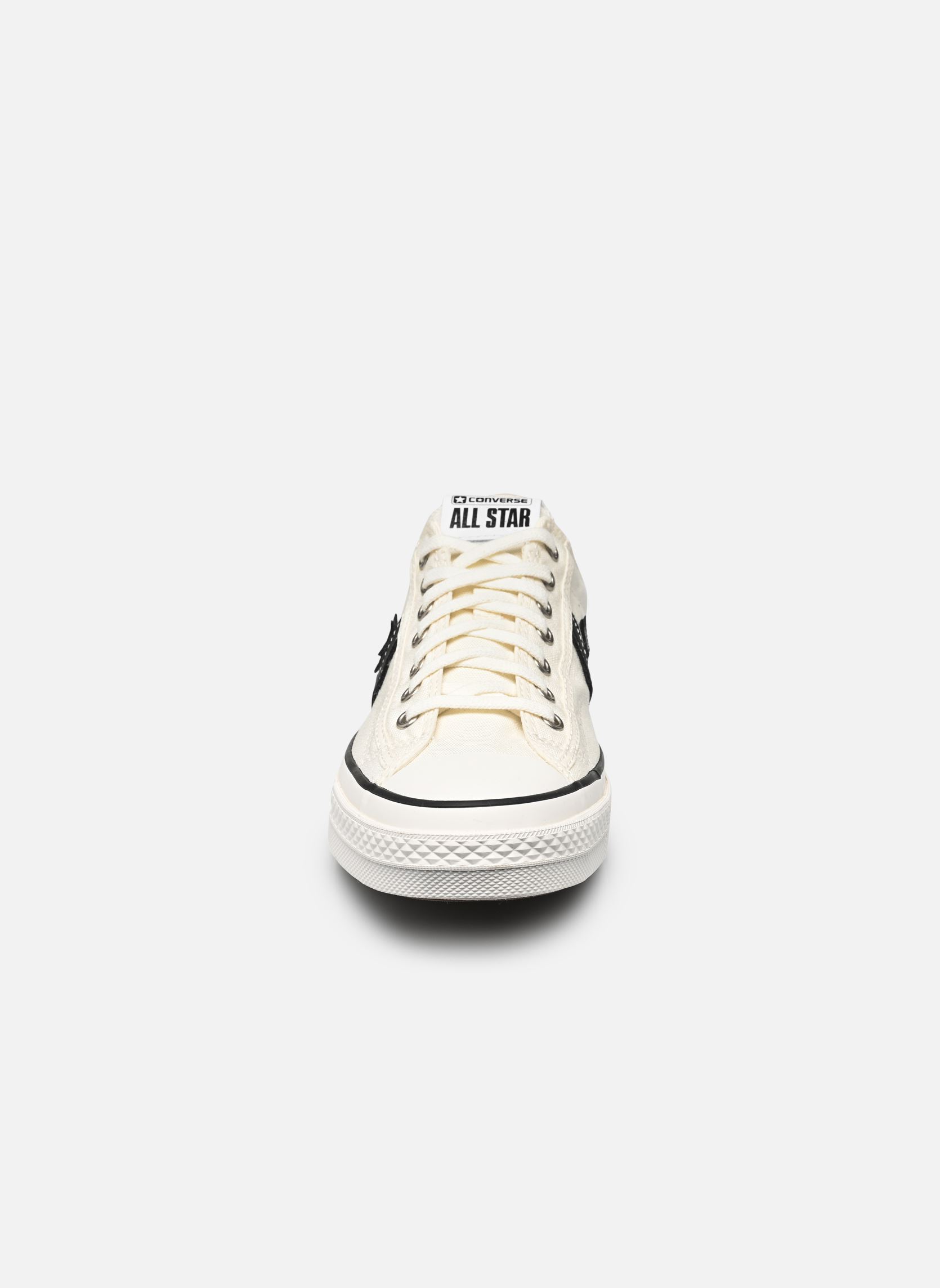 Baskets toile Star Player 76 Ox homme blanc Converse Baskets toile Star Player 76 Ox homme blanc VINTAGE WHITE/BLACK