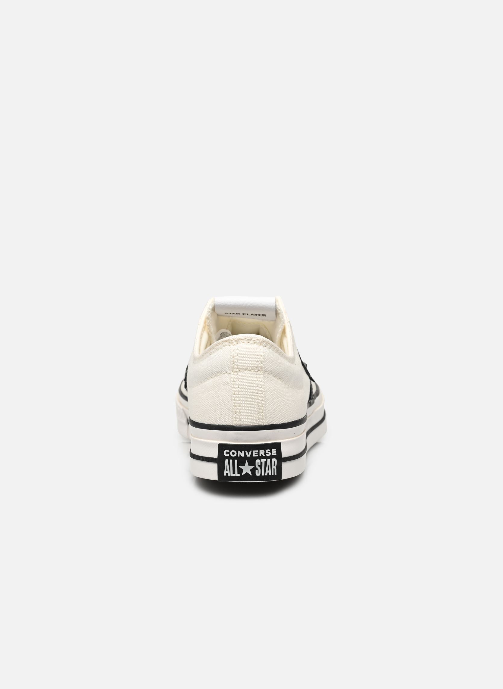 Baskets toile Star Player 76 Ox homme blanc Converse Baskets toile Star Player 76 Ox homme blanc VINTAGE WHITE/BLACK