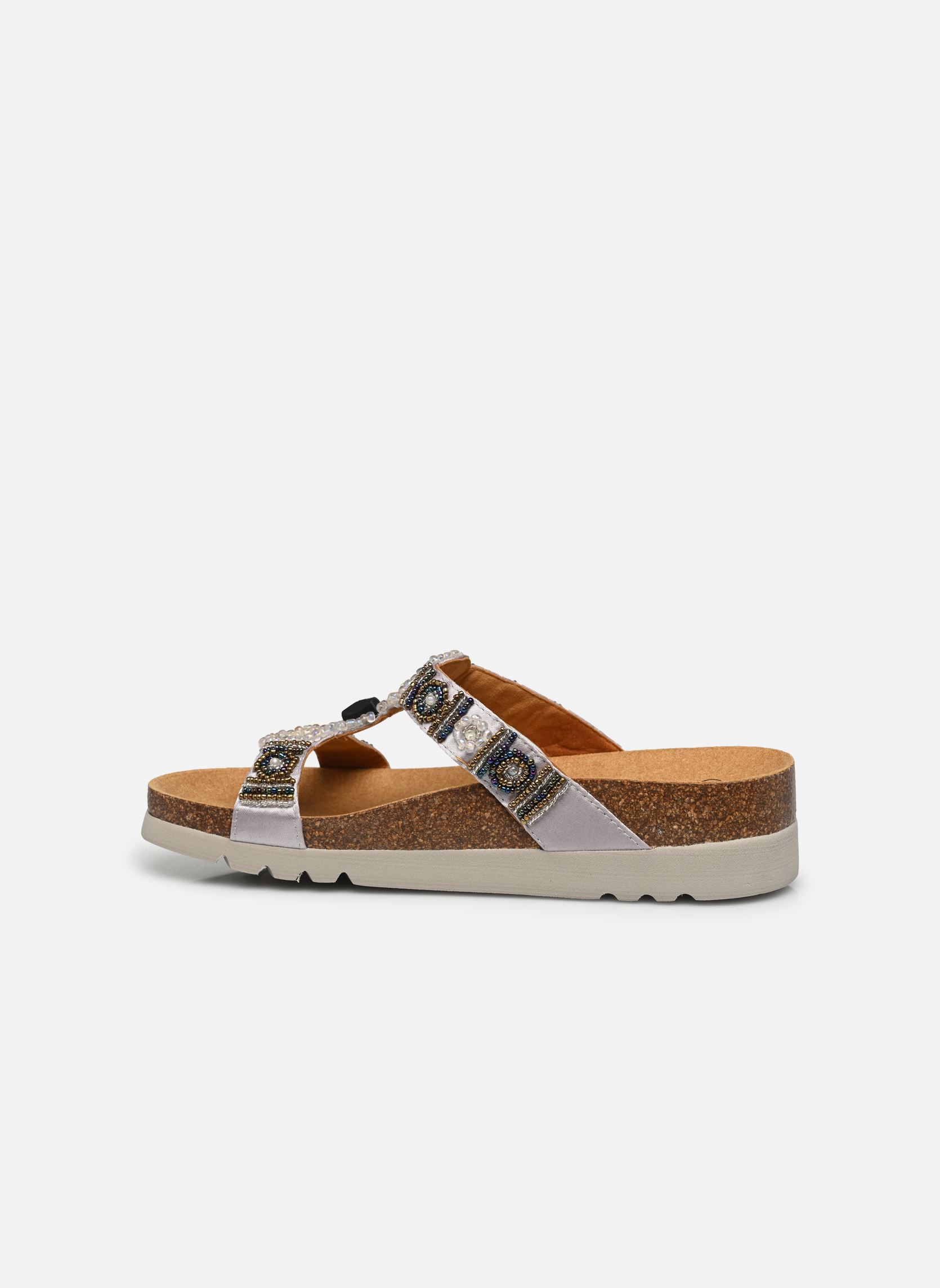 Pantoletten und Clogs NEW BOGOTA WEDGE COMFORT damen silber Scholl Pantoletten und Clogs NEW BOGOTA WEDGE COMFORT damen silber Silver / Bronze