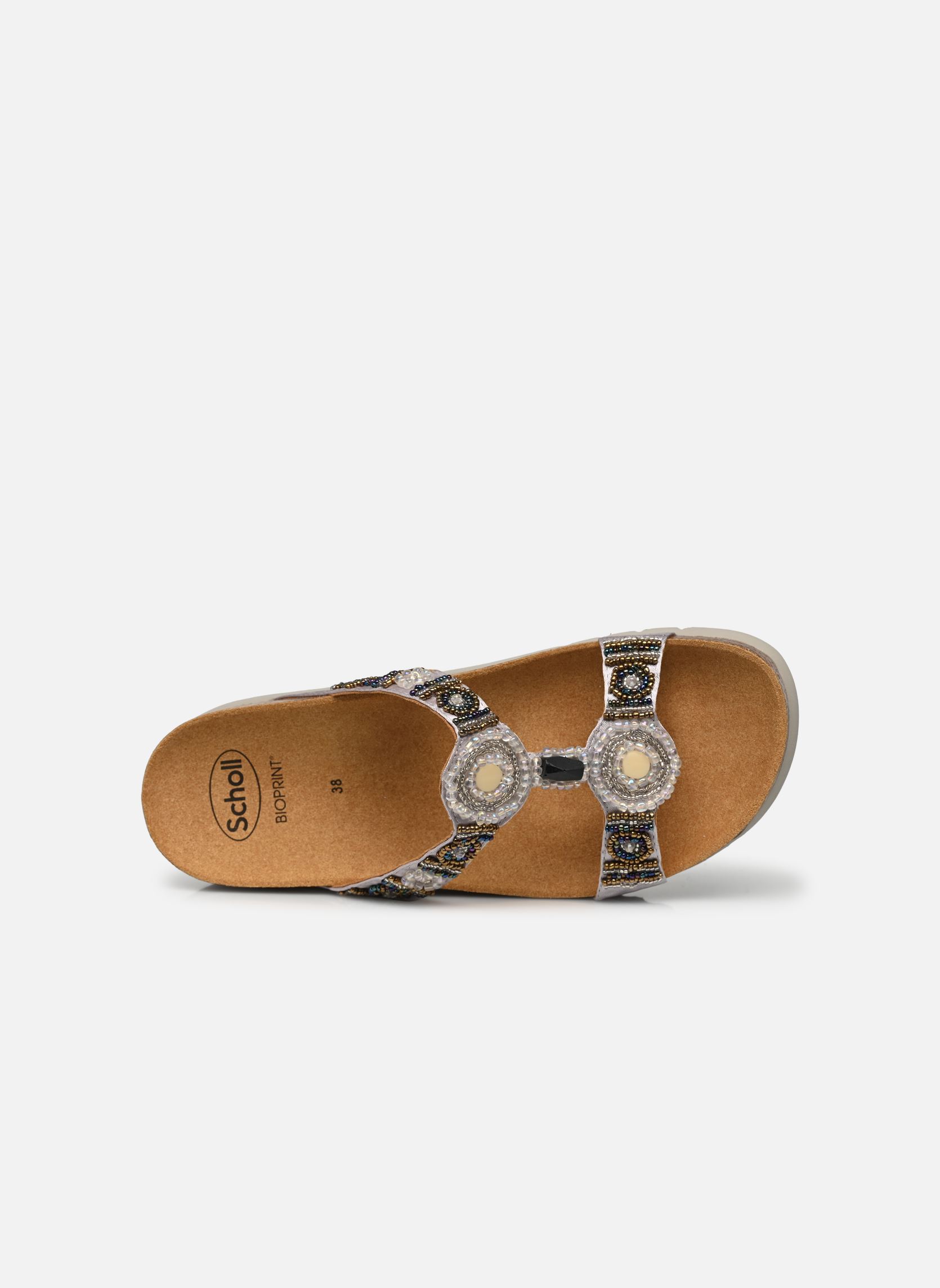 Pantoletten und Clogs NEW BOGOTA WEDGE COMFORT damen silber Scholl Pantoletten und Clogs NEW BOGOTA WEDGE COMFORT damen silber Silver / Bronze