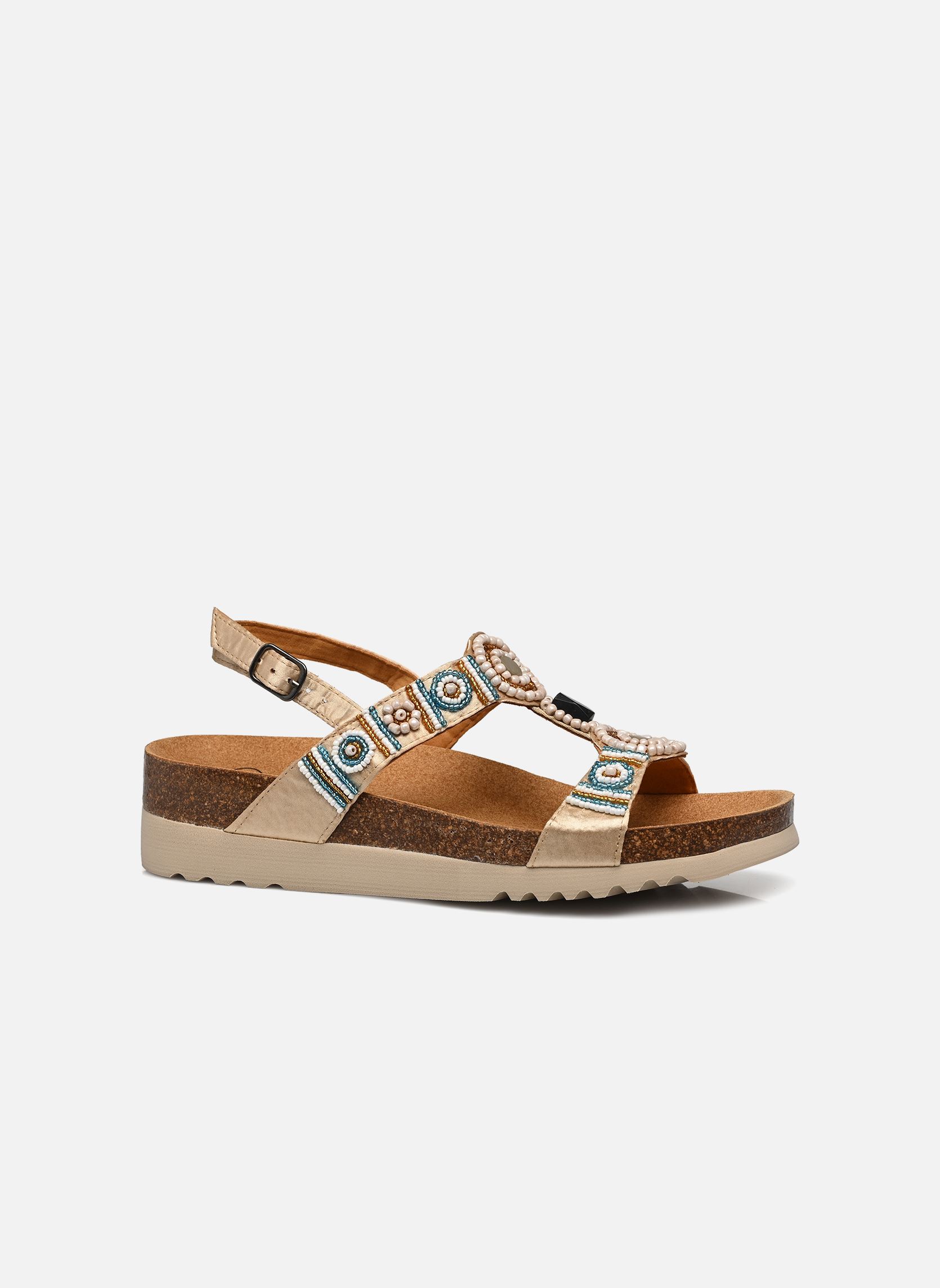 Sandales compensées et plateformes BOGOTA SANDAL COMFORT femme or et bronze Scholl Sandales compensées et plateformes BOGOTA SANDAL COMFORT femme or et bronze Platinum