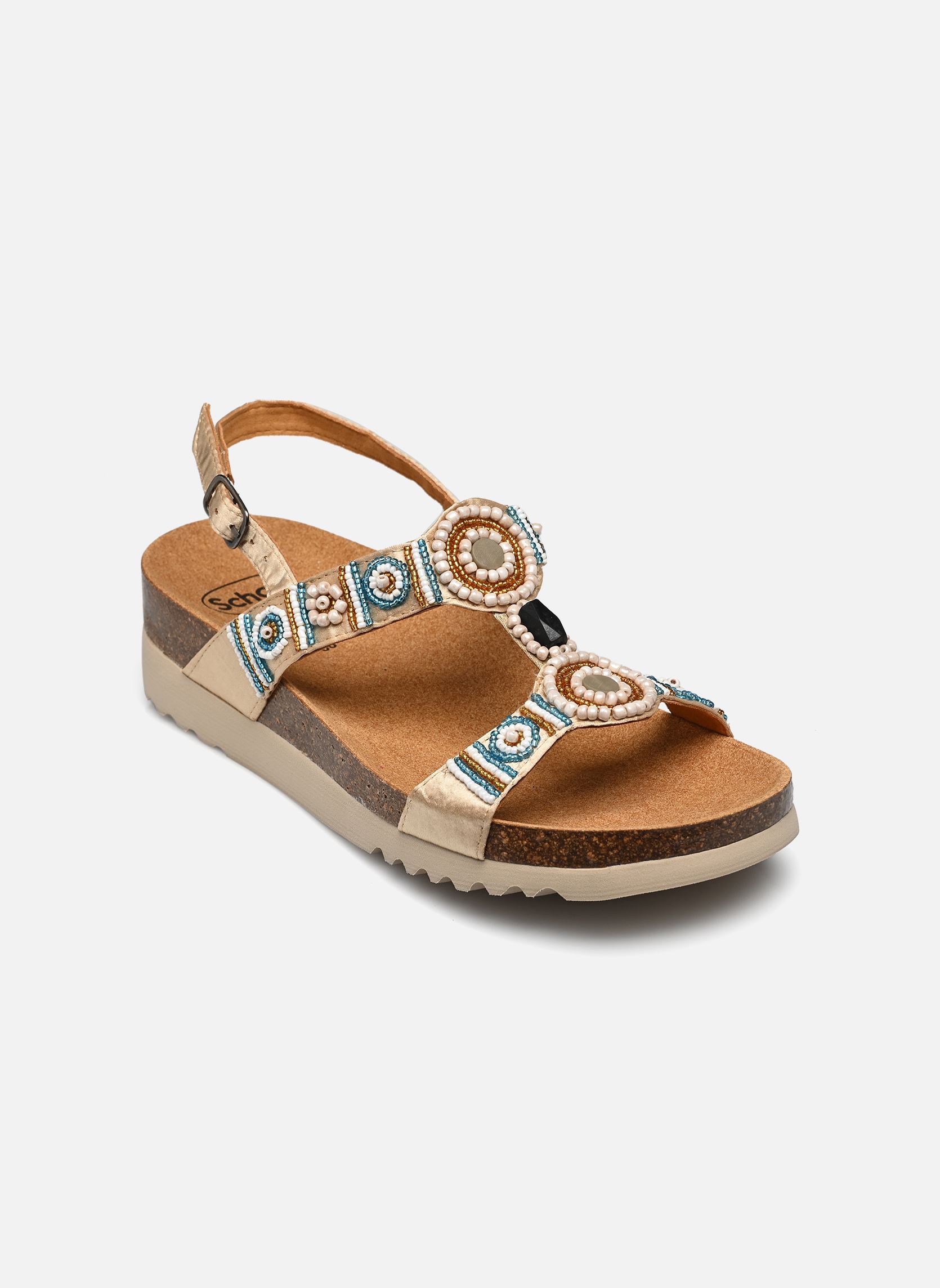 Sandales compensées et plateformes BOGOTA SANDAL COMFORT femme or et bronze Scholl Sandales compensées et plateformes BOGOTA SANDAL COMFORT femme or et bronze Platinum