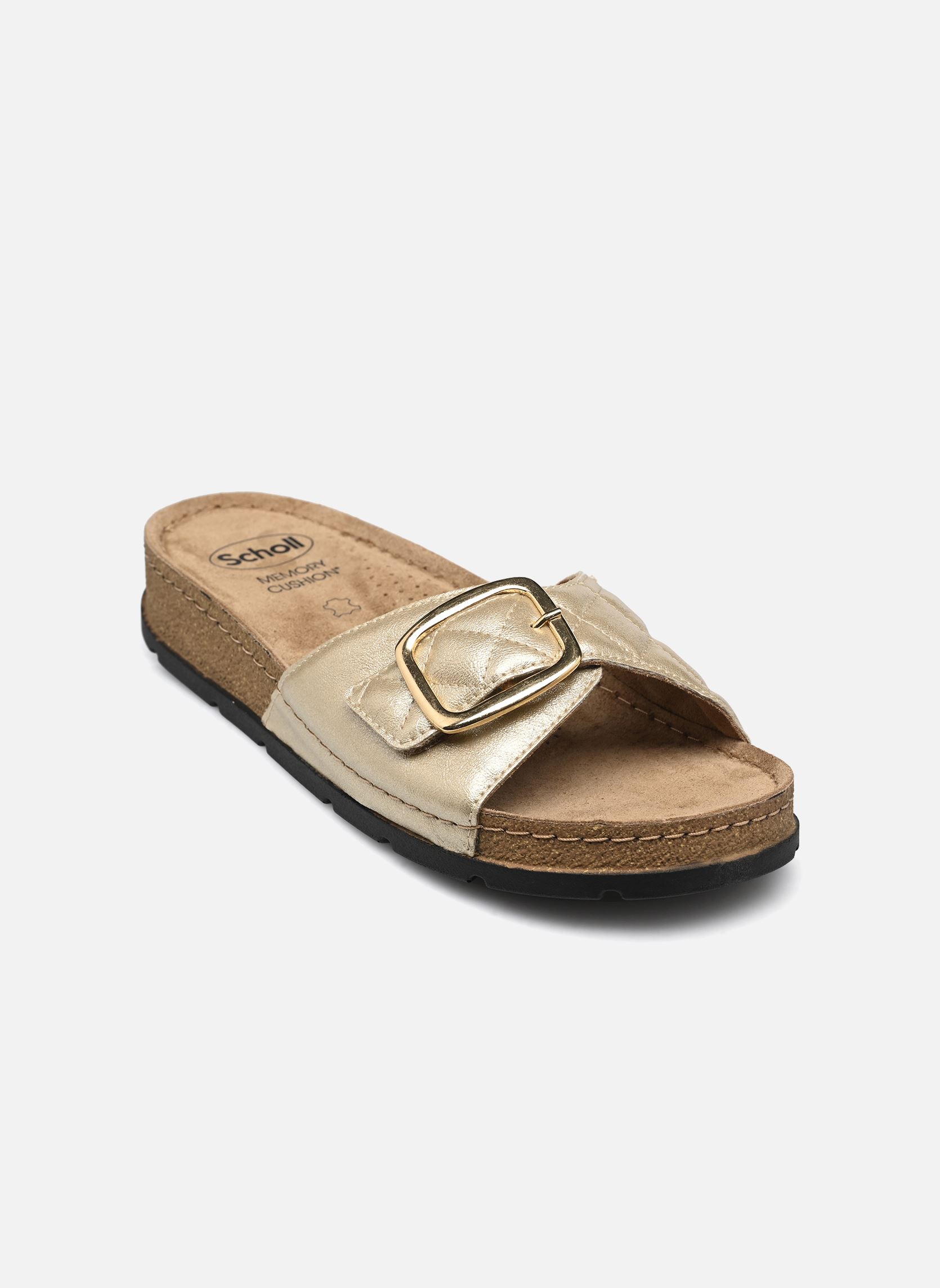Mules et sabots BORA MULE COMFORT femme or et bronze Scholl Mules et sabots BORA MULE COMFORT femme or et bronze Platinum