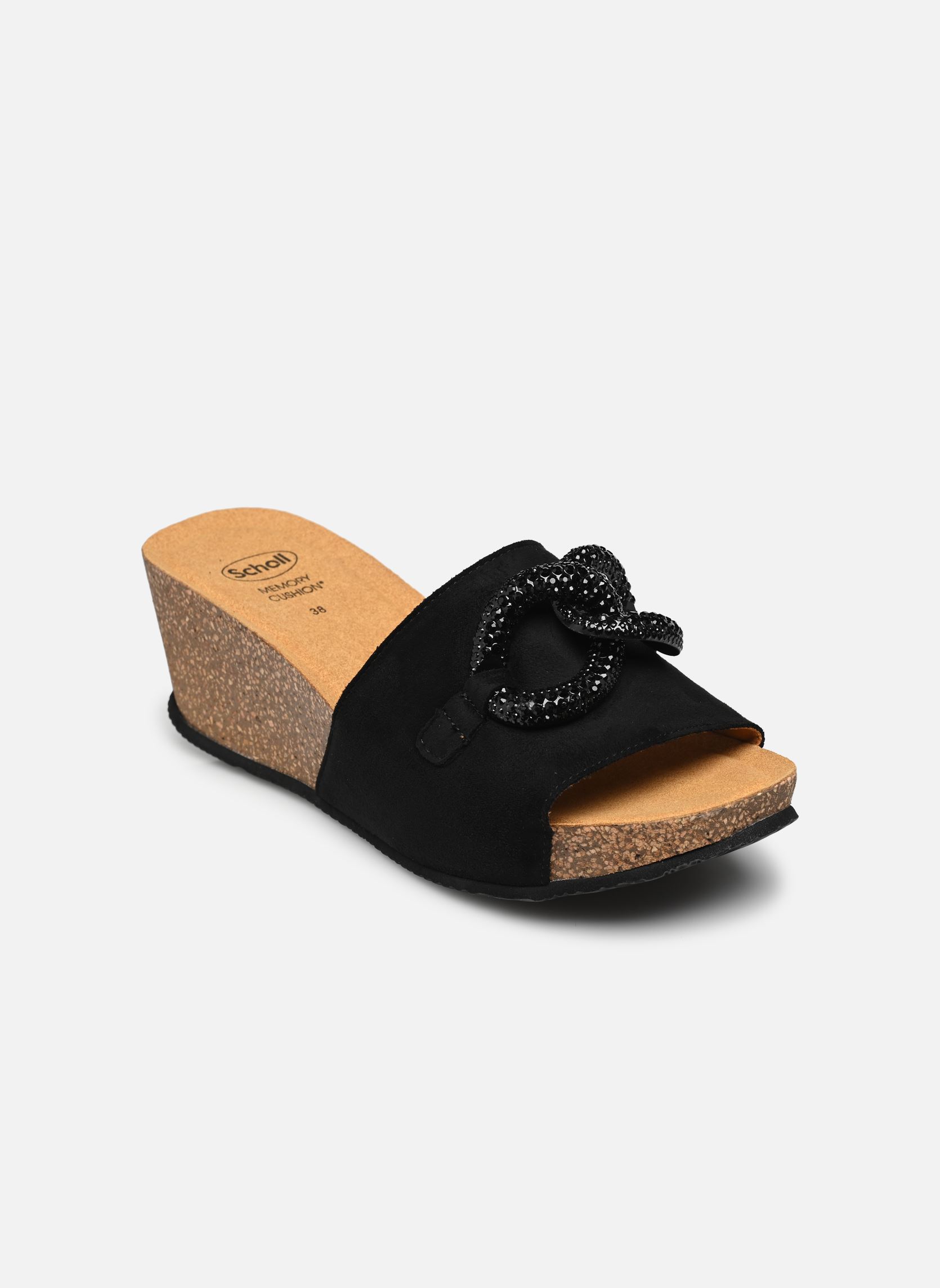 Pantoletten und Clogs RAVELLO 24 COMFORT damen schwarz Scholl Pantoletten und Clogs RAVELLO 24 COMFORT damen schwarz Black