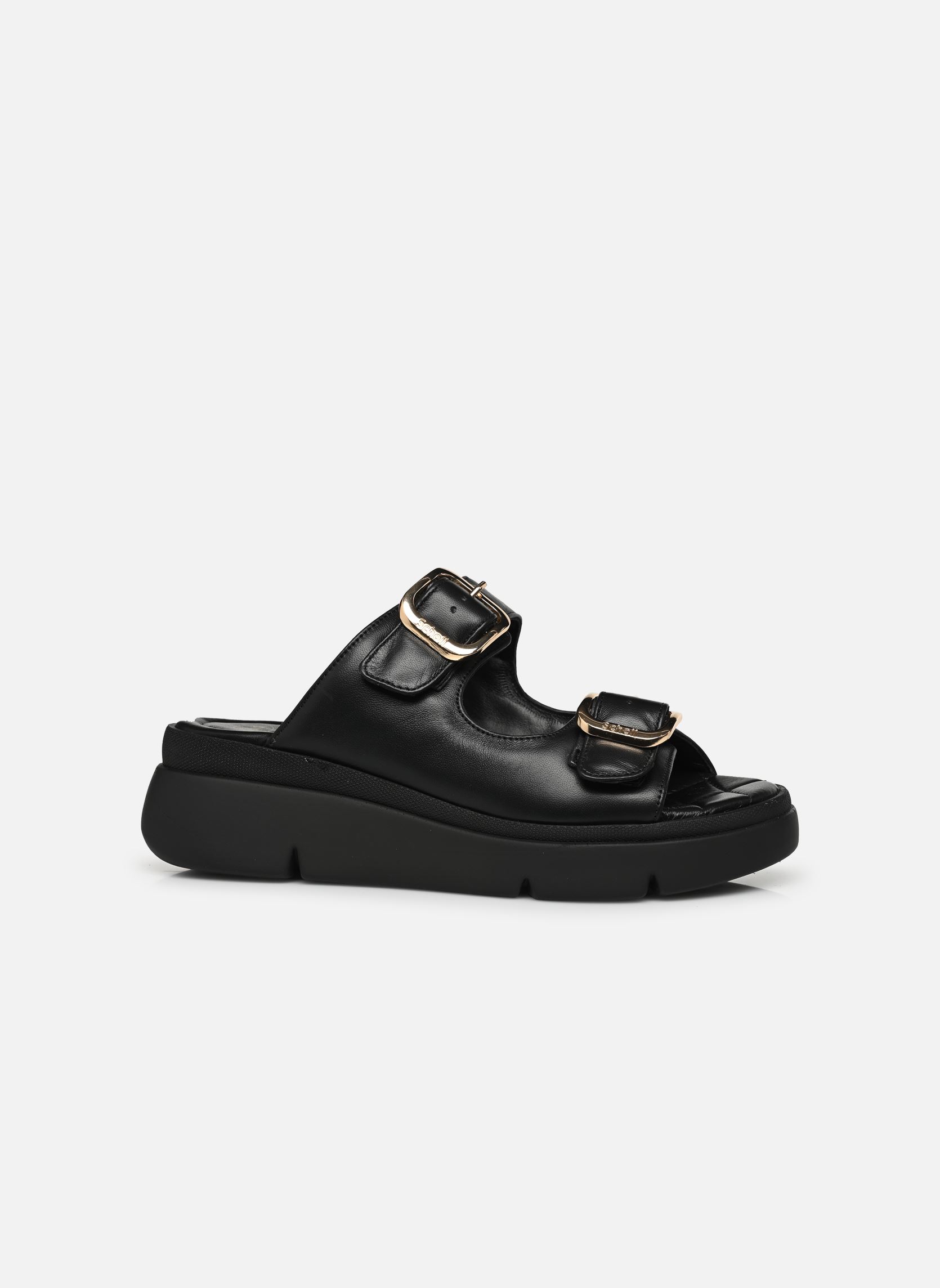 Muilen en klompen BALI BUCKLE COMFORT dames zwart Scholl Muilen en klompen BALI BUCKLE COMFORT dames zwart BLACK