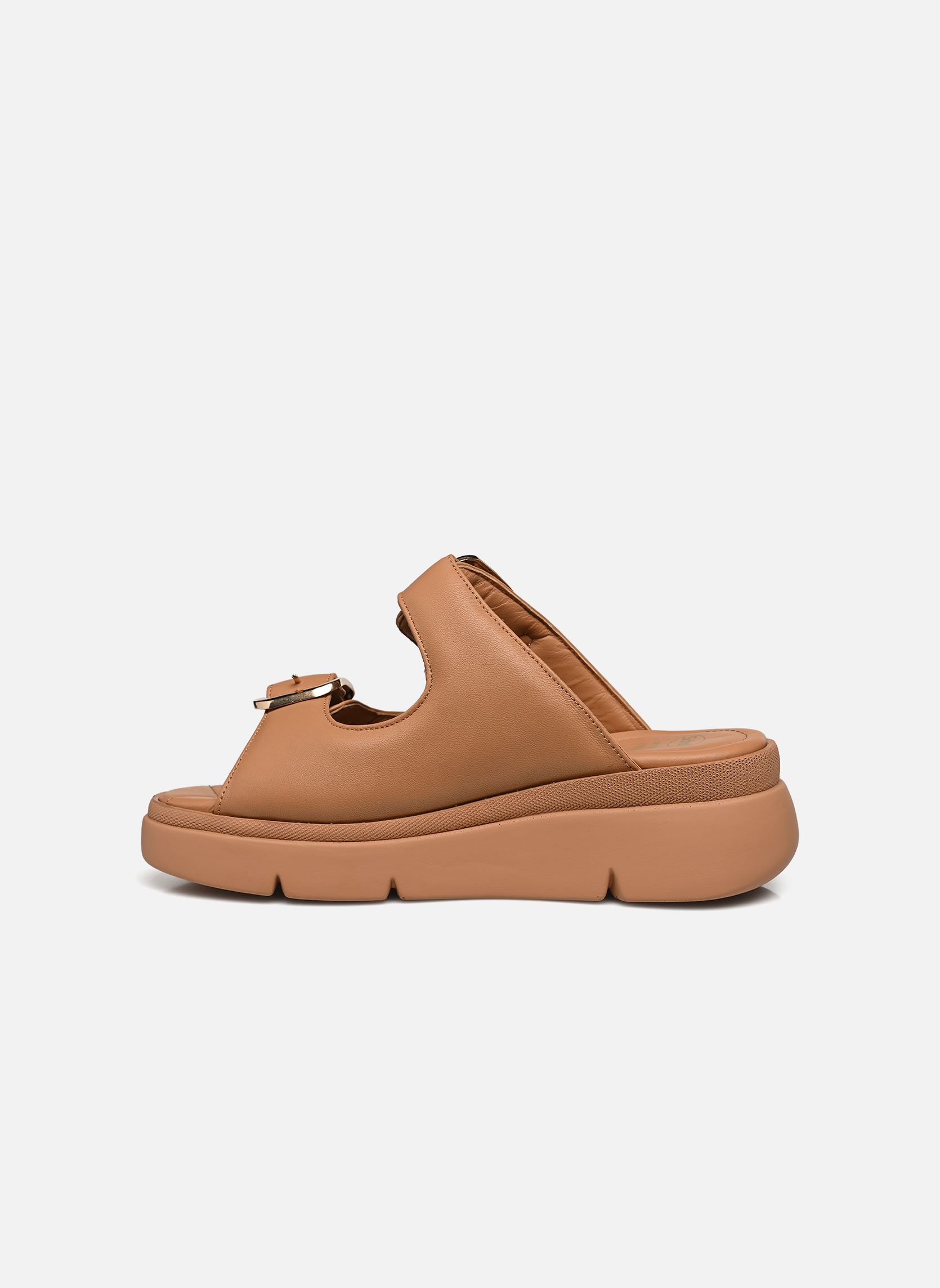 Muilen en klompen BALI BUCKLE COMFORT dames bruin Scholl Muilen en klompen BALI BUCKLE COMFORT dames bruin Tan