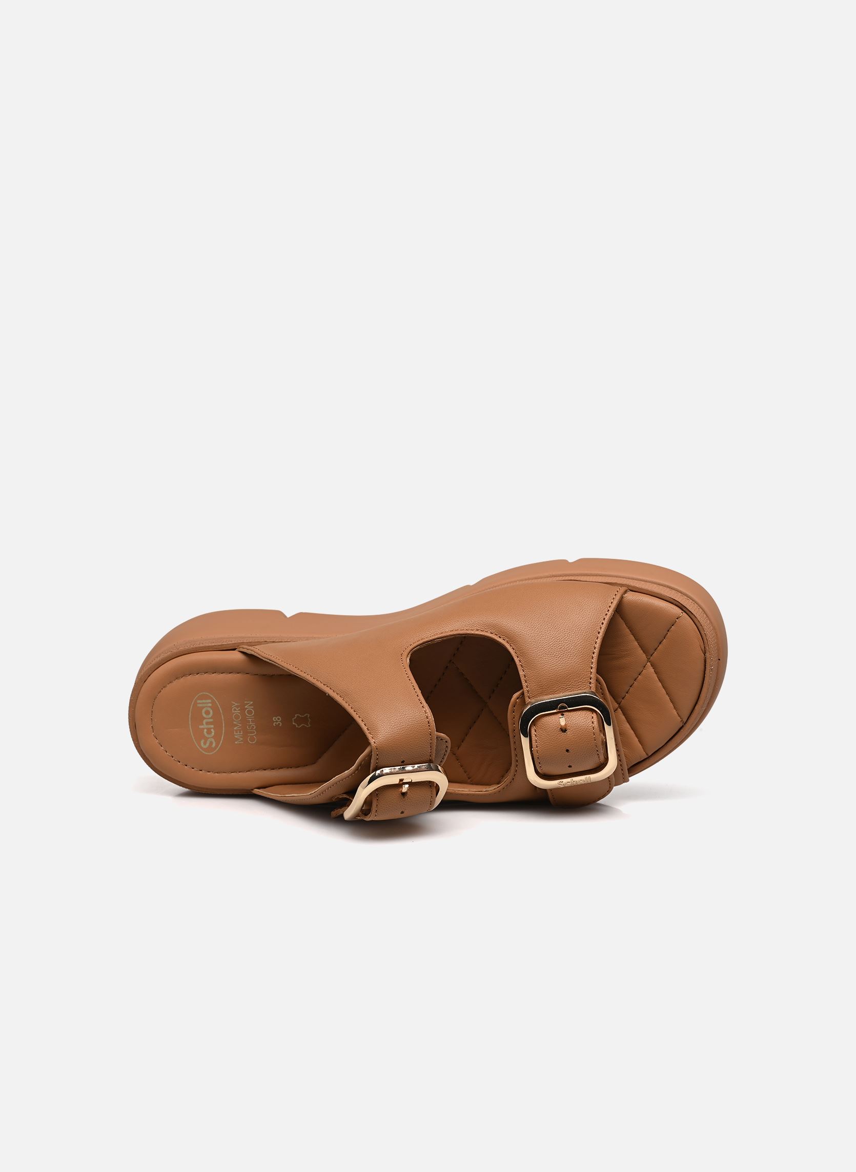 Muilen en klompen BALI BUCKLE COMFORT dames bruin Scholl Muilen en klompen BALI BUCKLE COMFORT dames bruin Tan