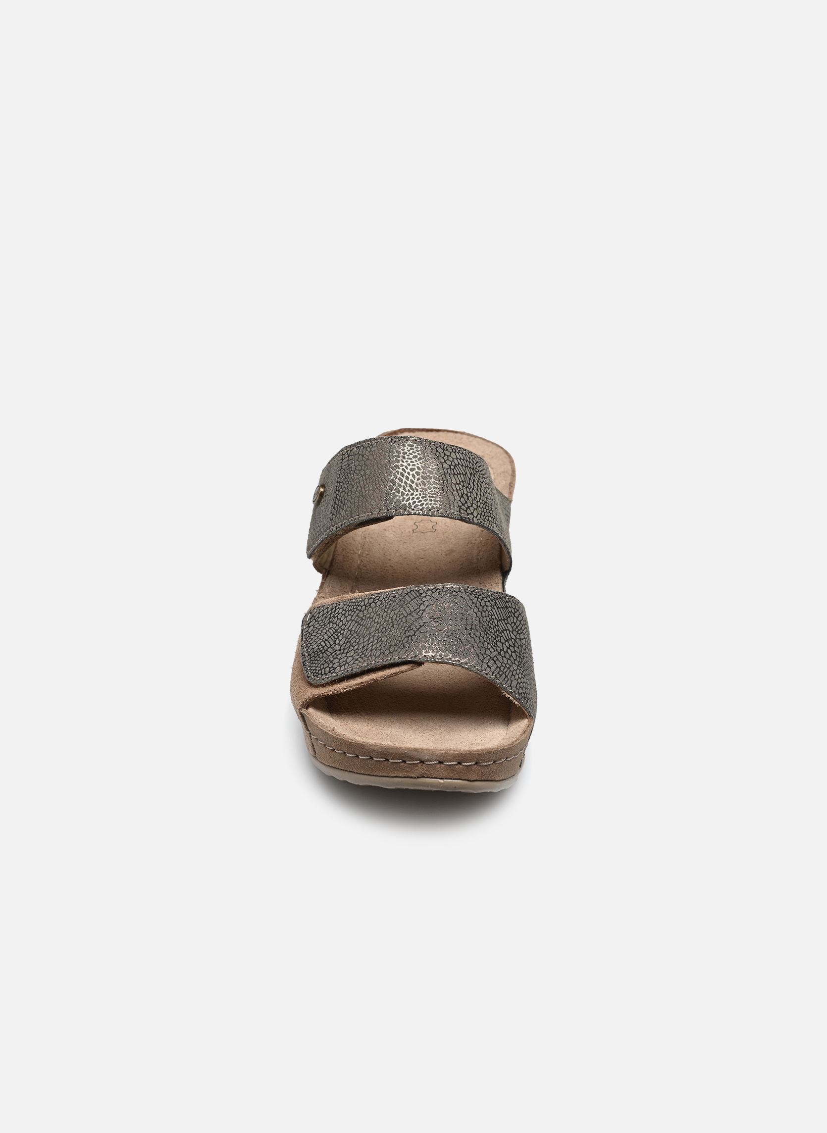 Pantoletten und Clogs ABERDEEN WEDGE 2 STRAPS COMFORT damen braun Scholl Pantoletten und Clogs ABERDEEN WEDGE 2 STRAPS COMFORT damen braun TAUPE