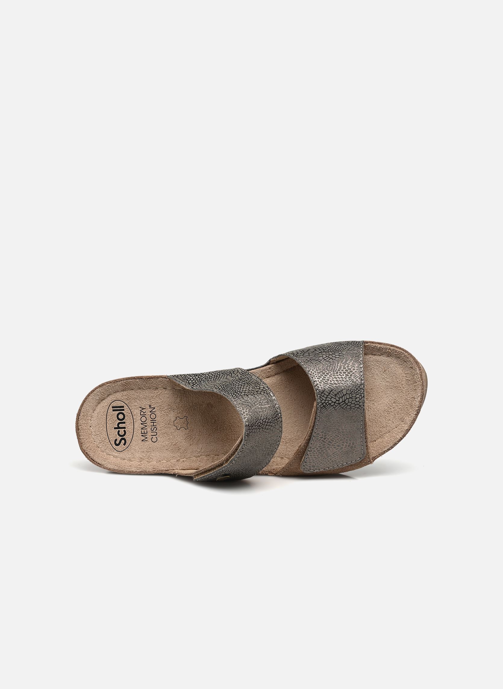 Pantoletten und Clogs ABERDEEN WEDGE 2 STRAPS COMFORT damen braun Scholl Pantoletten und Clogs ABERDEEN WEDGE 2 STRAPS COMFORT damen braun TAUPE