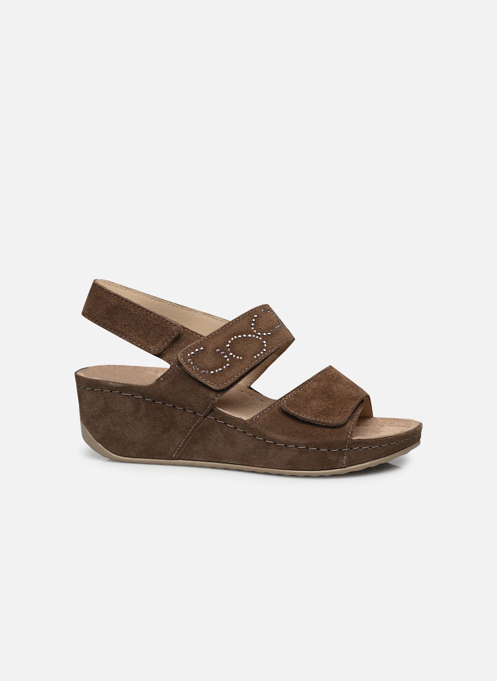 Sandales compensées et plateformes ABERDEEN WEDGE SANDAL COMFORT femme marron Scholl Sandales compensées et plateformes ABERDEEN WEDGE SANDAL COMFORT femme marron TAUPE