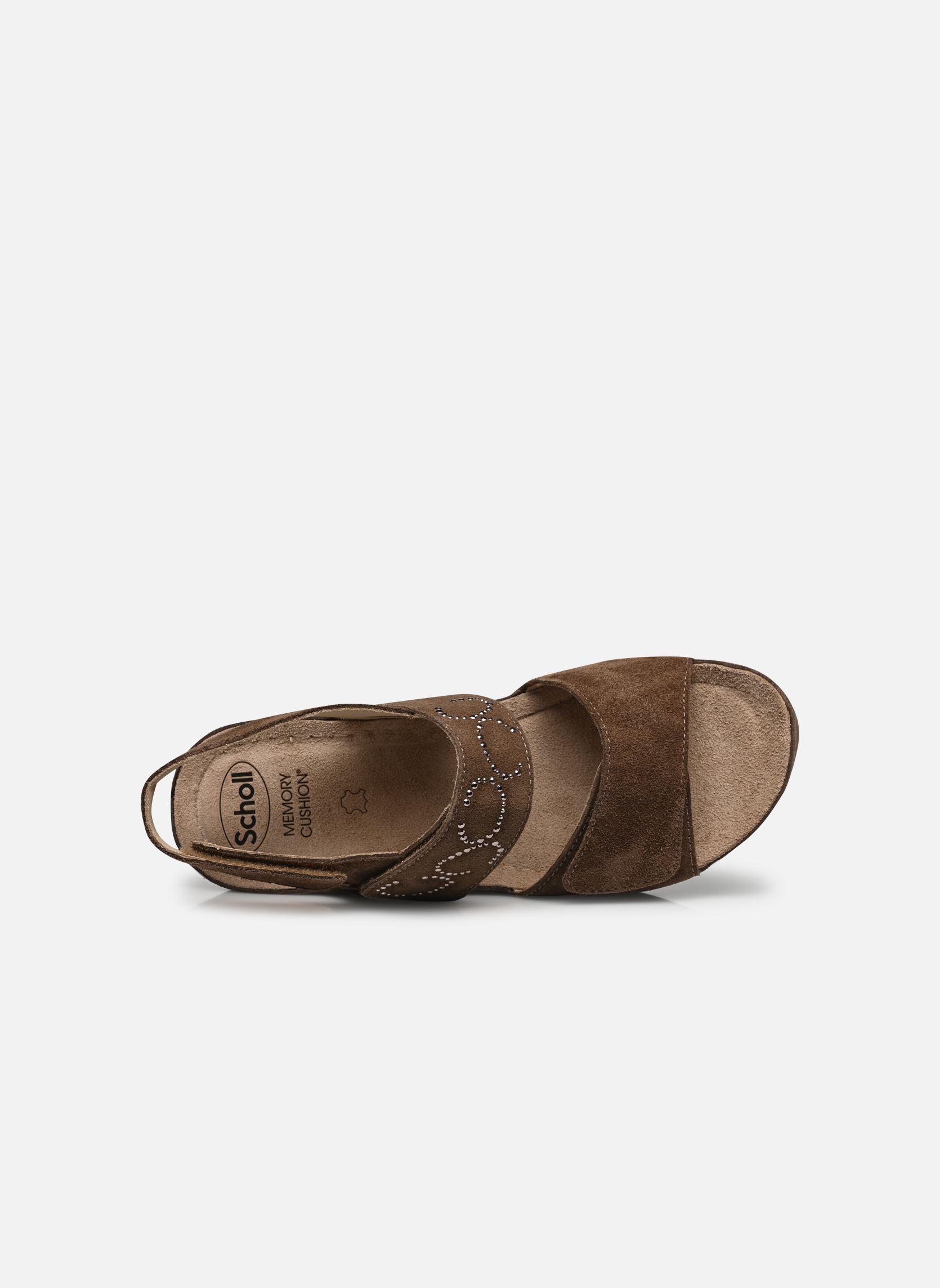 Sandales compensées et plateformes ABERDEEN WEDGE SANDAL COMFORT femme marron Scholl Sandales compensées et plateformes ABERDEEN WEDGE SANDAL COMFORT femme marron TAUPE