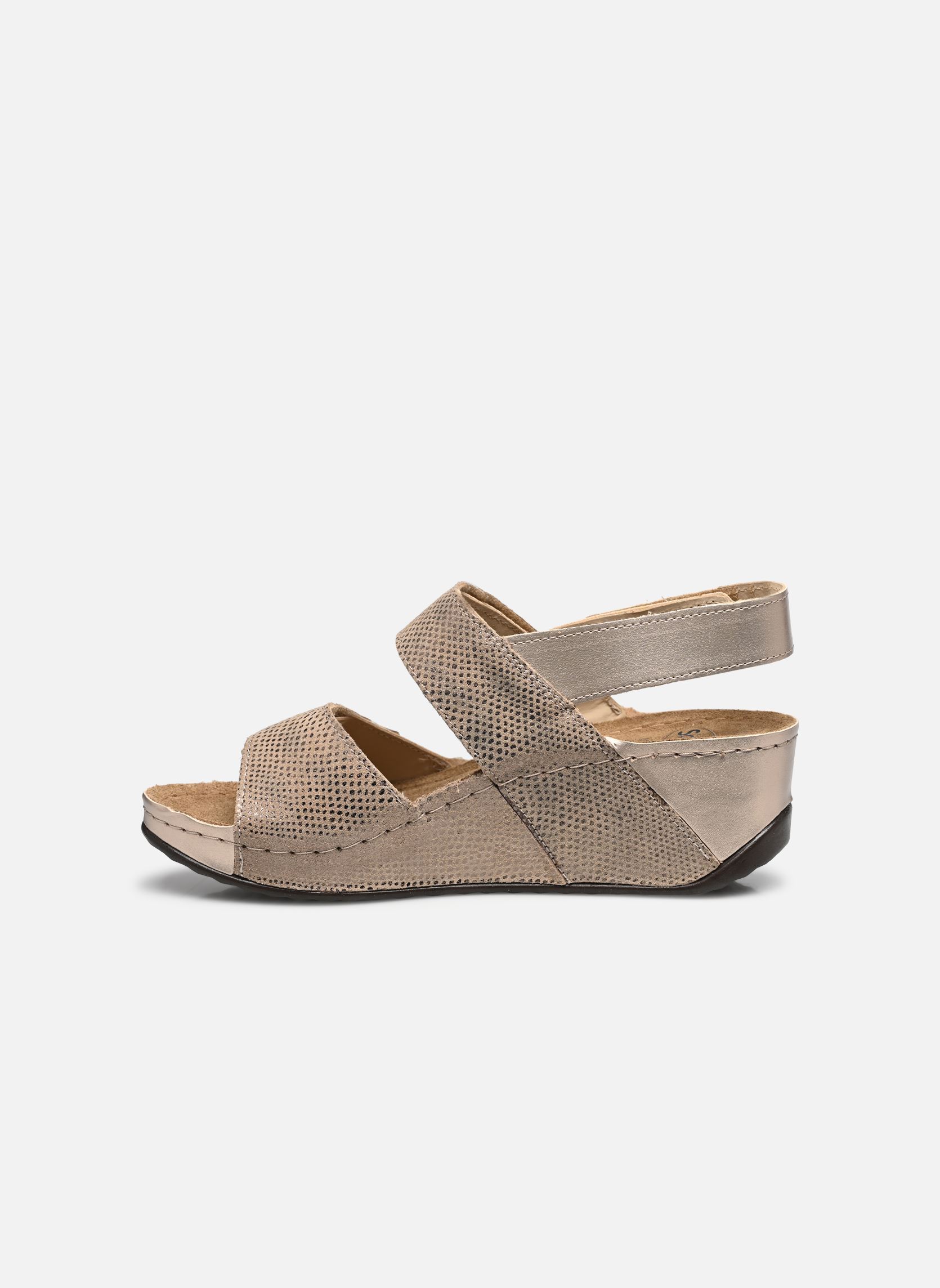 Keil- und Plateausandalen ABERDEEN WEDGE SANDAL COMFORT damen beige Scholl Keil- und Plateausandalen ABERDEEN WEDGE SANDAL COMFORT damen beige Light Taupe