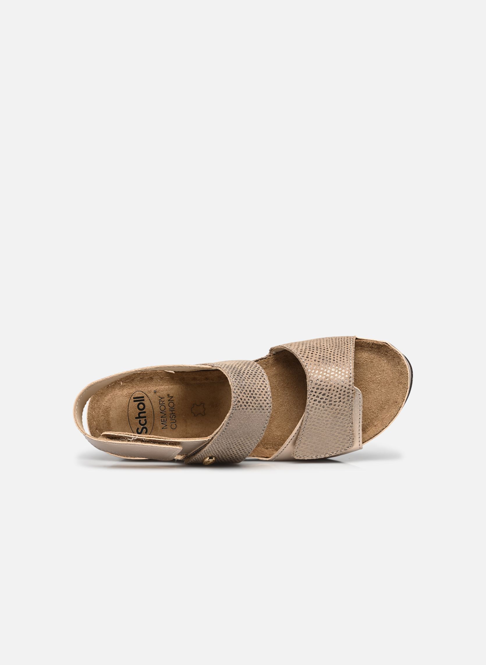 Keil- und Plateausandalen ABERDEEN WEDGE SANDAL COMFORT damen beige Scholl Keil- und Plateausandalen ABERDEEN WEDGE SANDAL COMFORT damen beige Light Taupe