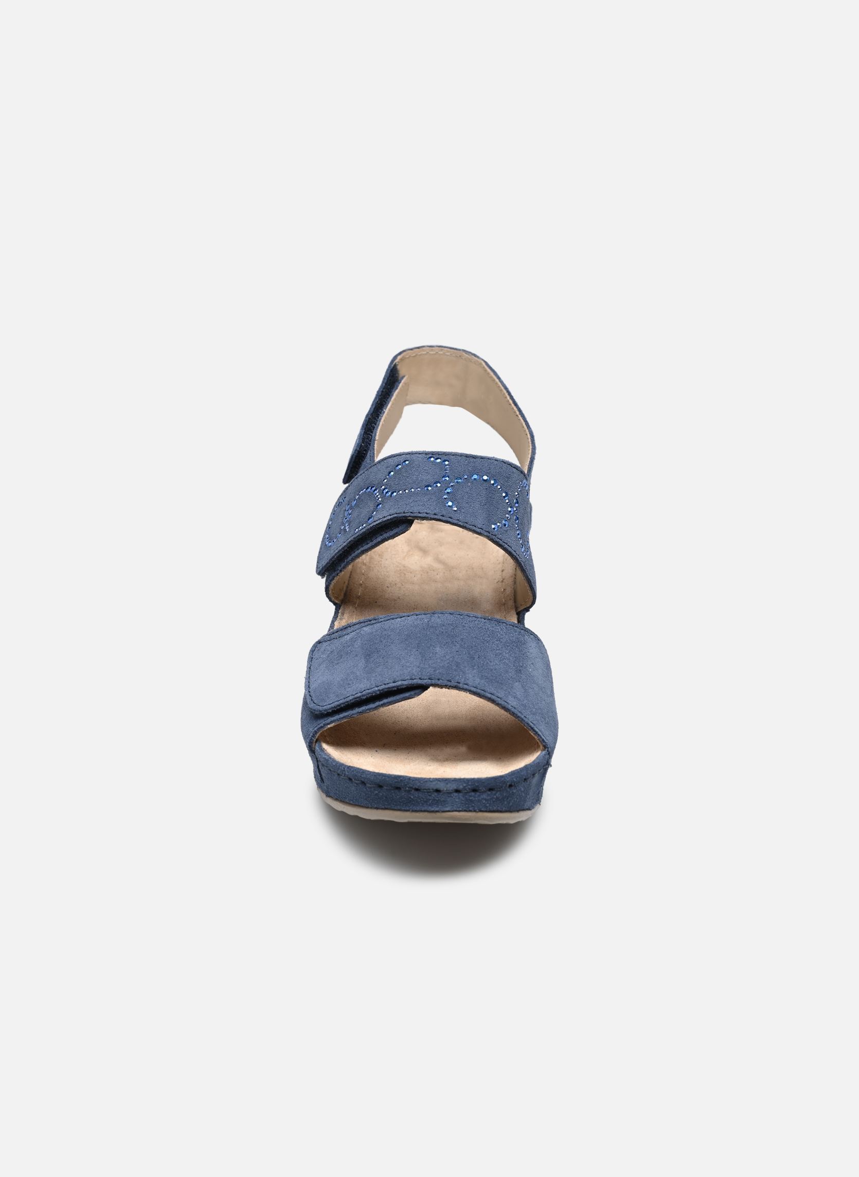 Sandalen met sleehak en plateau ABERDEEN WEDGE SANDAL COMFORT dames blauw Scholl Sandalen met sleehak en plateau ABERDEEN WEDGE SANDAL COMFORT dames blauw Blue