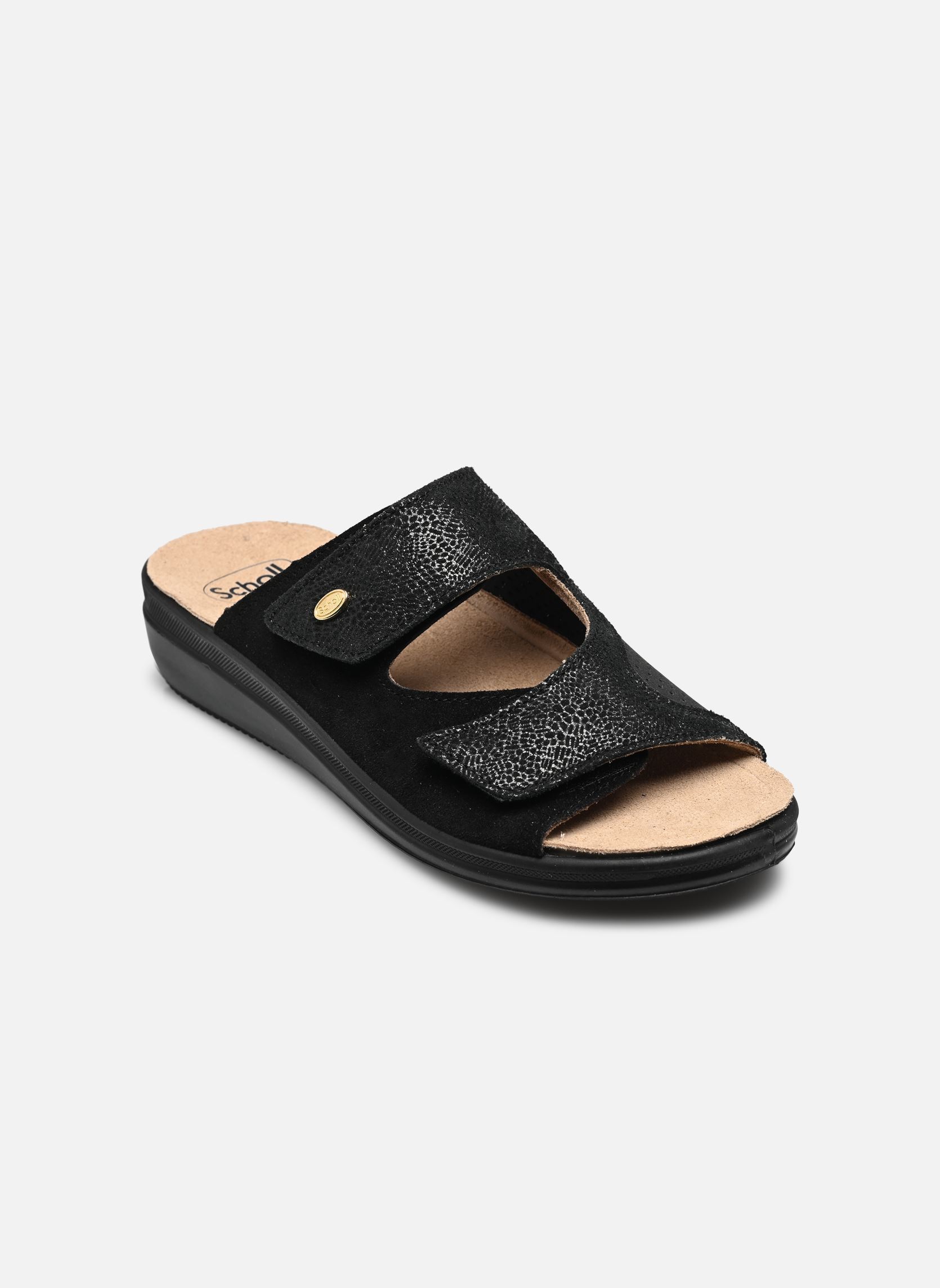 Pantoletten und Clogs ANTONIA ELASTIC COMFORT damen schwarz Scholl Pantoletten und Clogs ANTONIA ELASTIC COMFORT damen schwarz BLACK