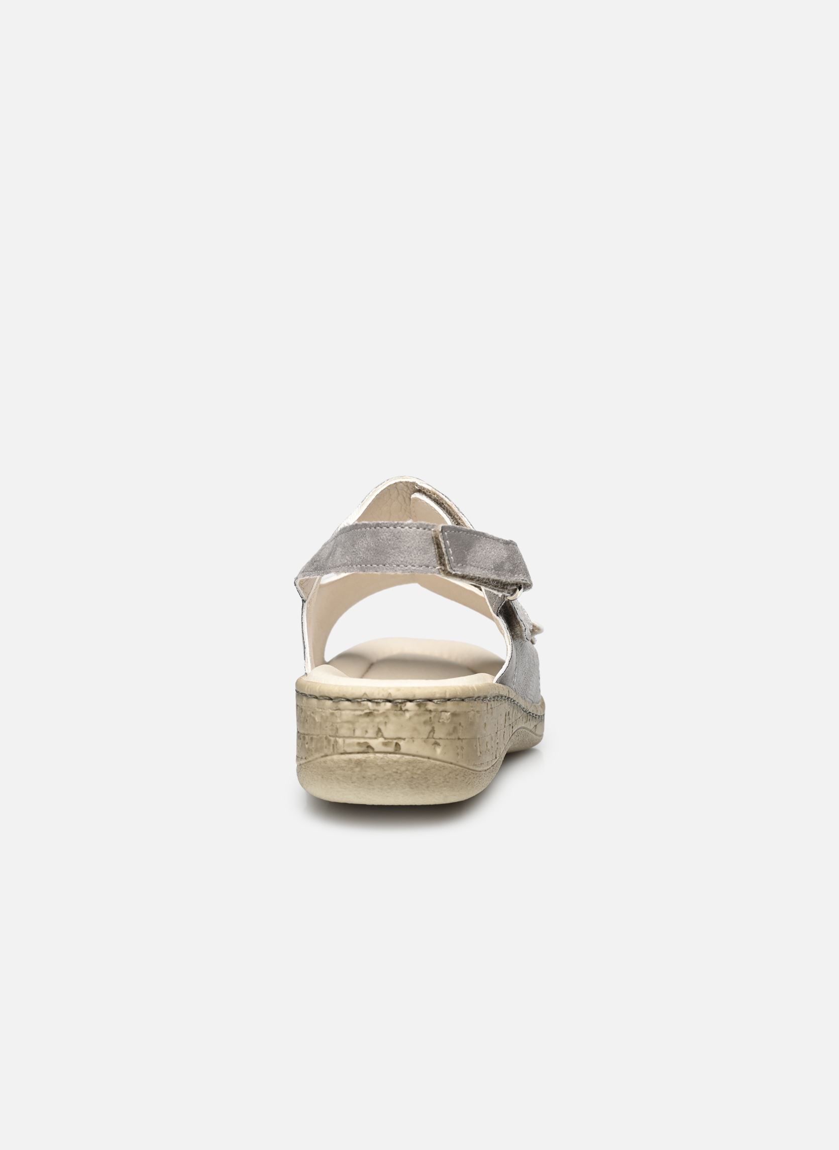 Scholl Sandali Chantal Strap Senza Cinturino, Grigio, Taglia 40 EU