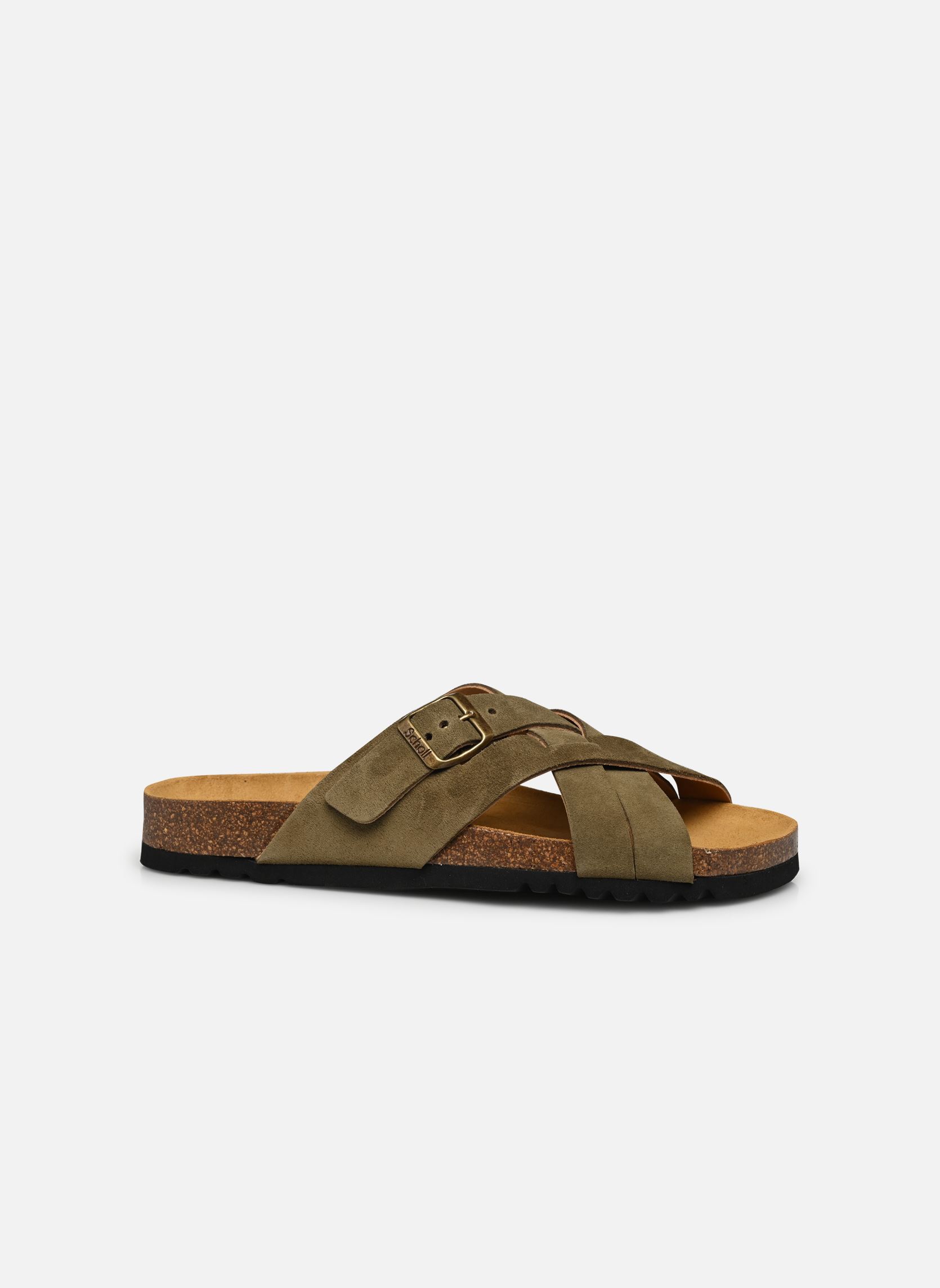 Sandali e ciabattine CROISE COLLECTION uomo verde Scholl Sandali e ciabattine CROISE COLLECTION uomo verde khaki