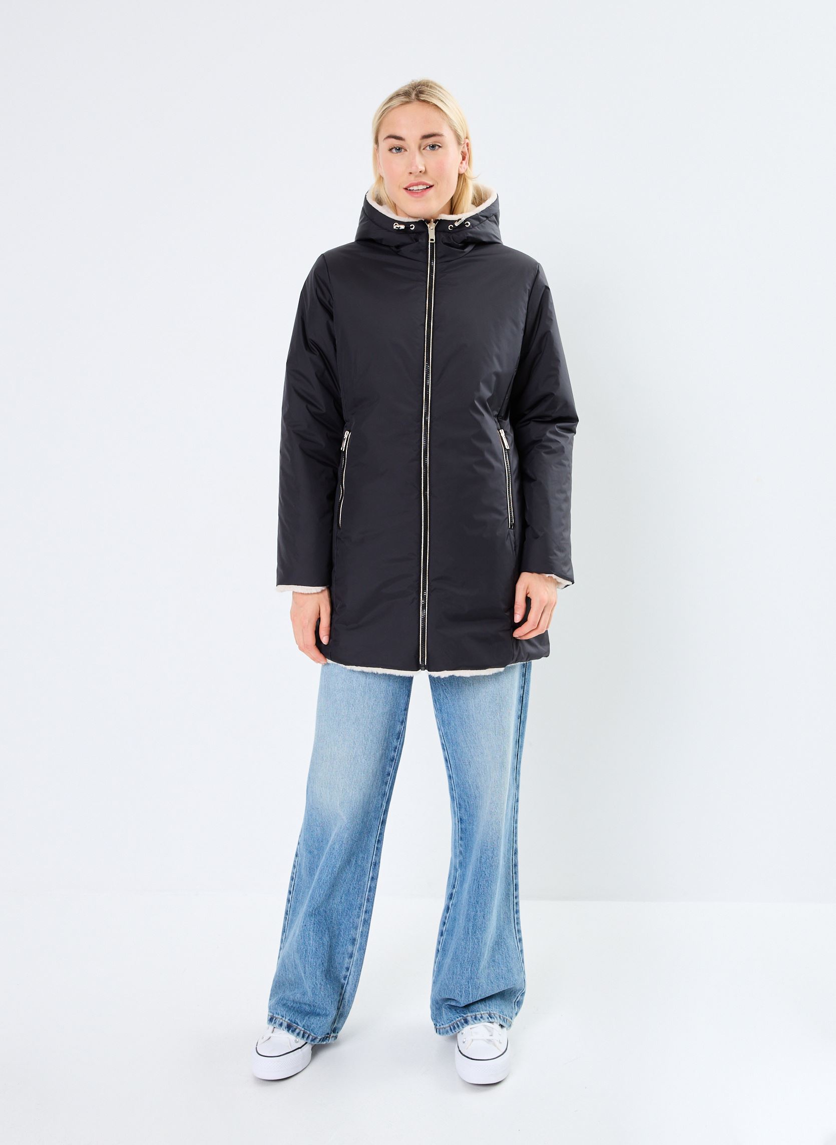 Doudounes GVERSIBLE femme noir MADE BY Doudounes GVERSIBLE femme noir JET BLACK