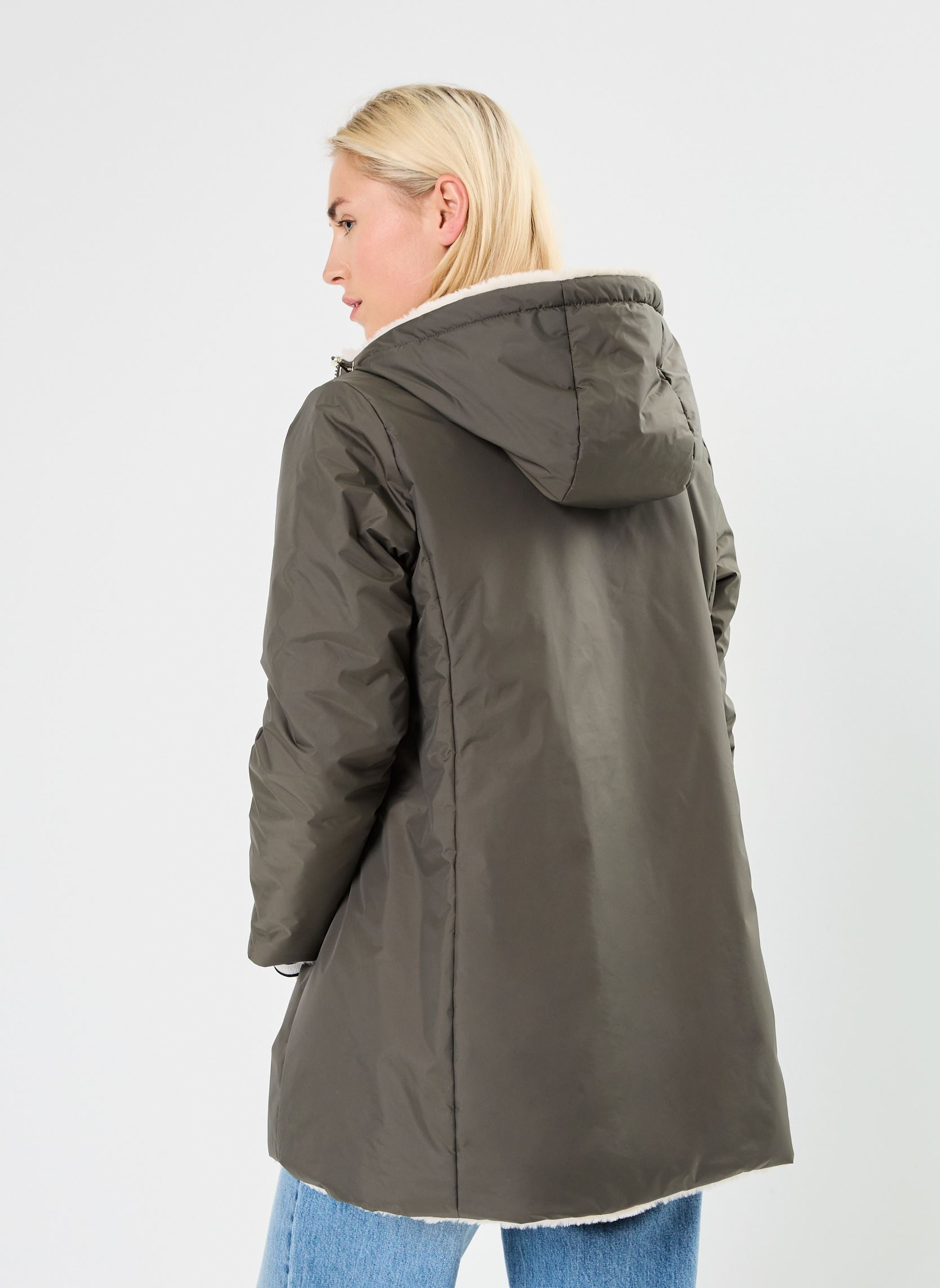 Doudounes GVERSIBLE femme vert MADE BY Doudounes GVERSIBLE femme vert IVY GREEN
