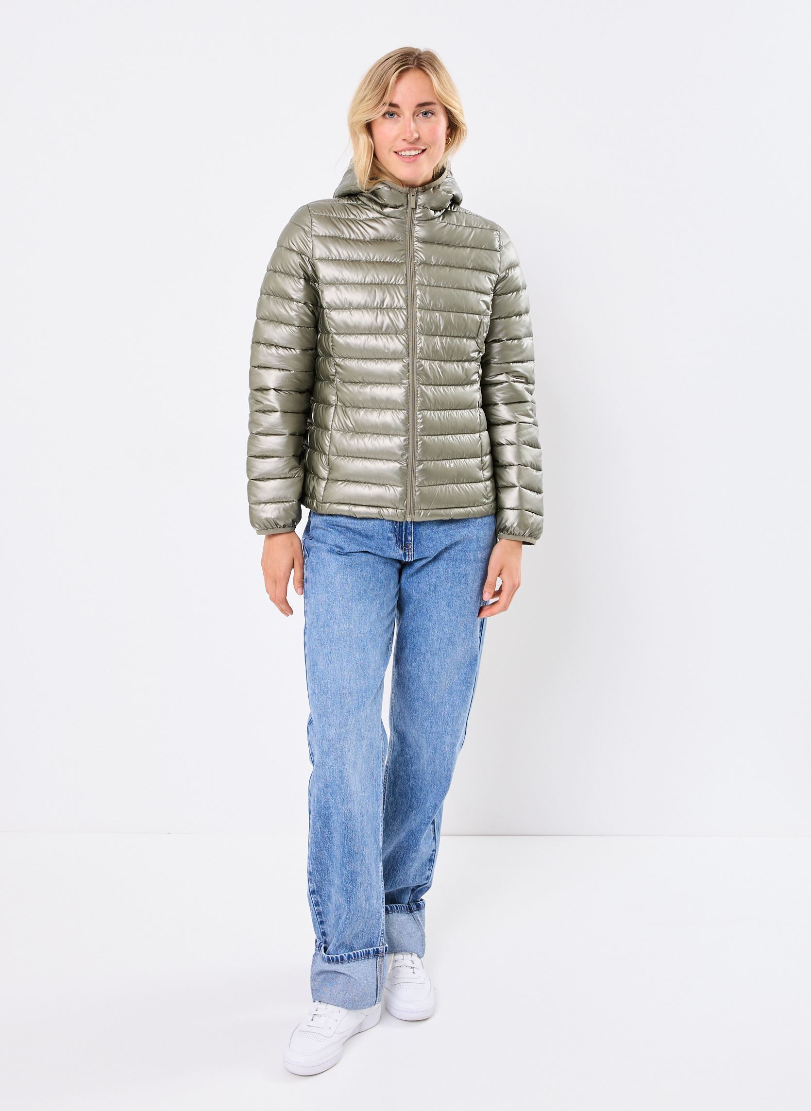 Daunenjacken GEMINO damen grün MADE BY Daunenjacken GEMINO damen grün METALLIC KHAKI