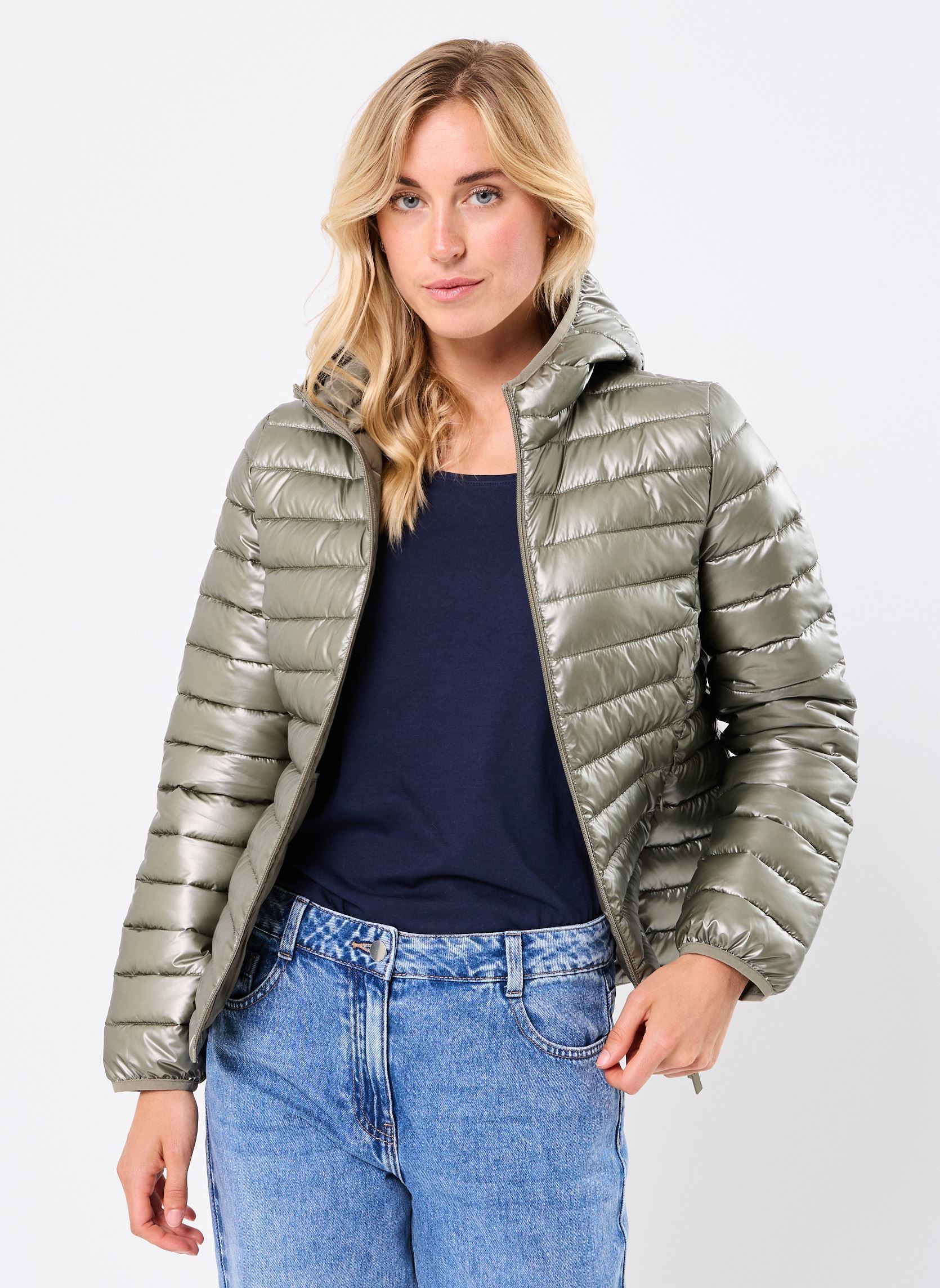 Daunenjacken GEMINO damen grün MADE BY Daunenjacken GEMINO damen grün METALLIC KHAKI