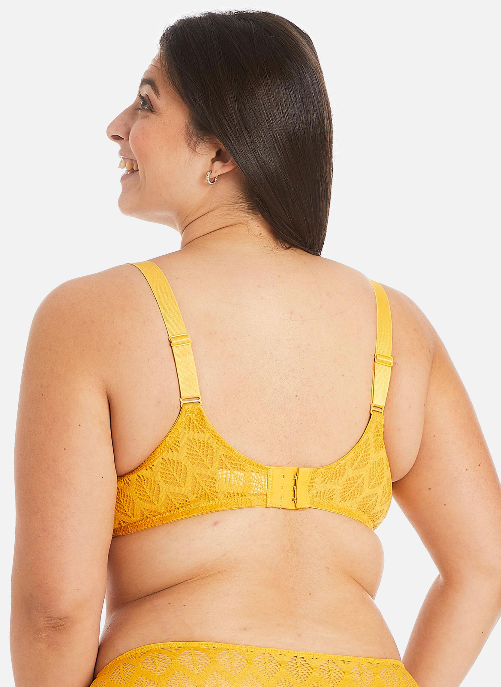 Brassières Soutien-gorge à armatures grand maintien jaune Ruche femme jaune Pomm'Poire Brassières Soutien-gorge à armatures grand maintien jaune Ruche femme jaune Jaune