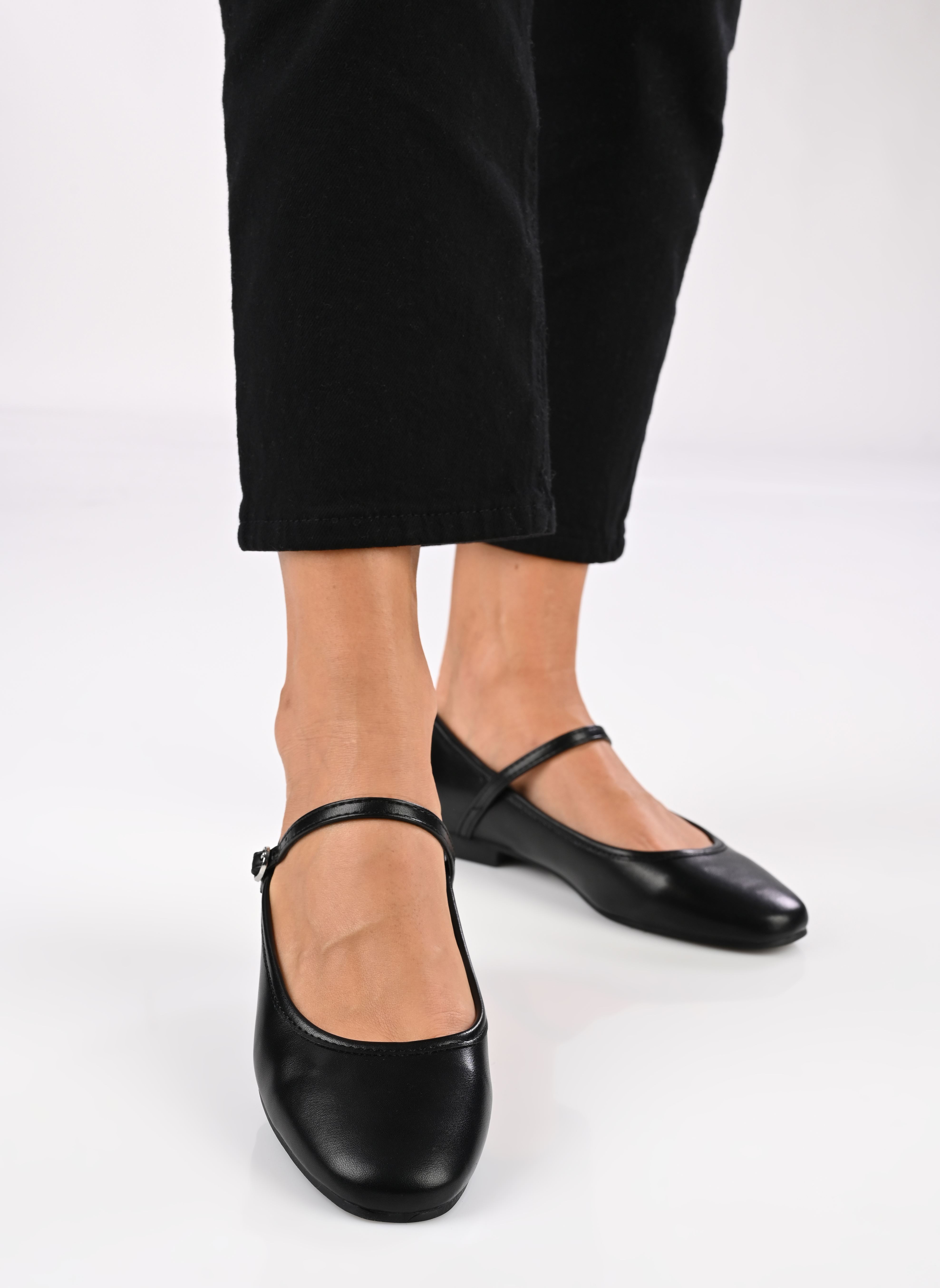 Ballerines classiques SWANE femme noir MADE BY Ballerines classiques SWANE femme noir NOIR