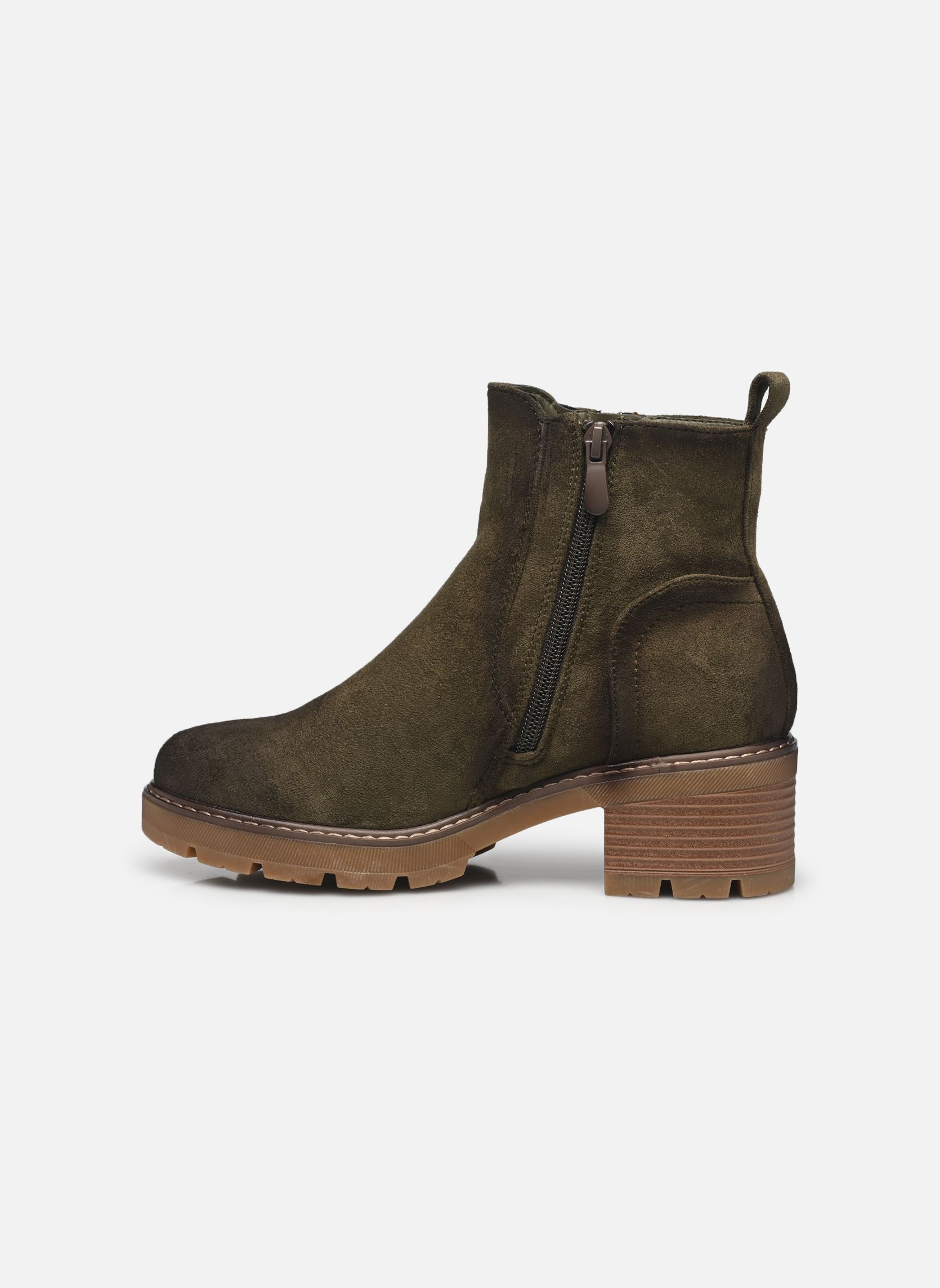 Bottines et boots THANOU femme vert MADE BY Bottines et boots THANOU femme vert KAKI