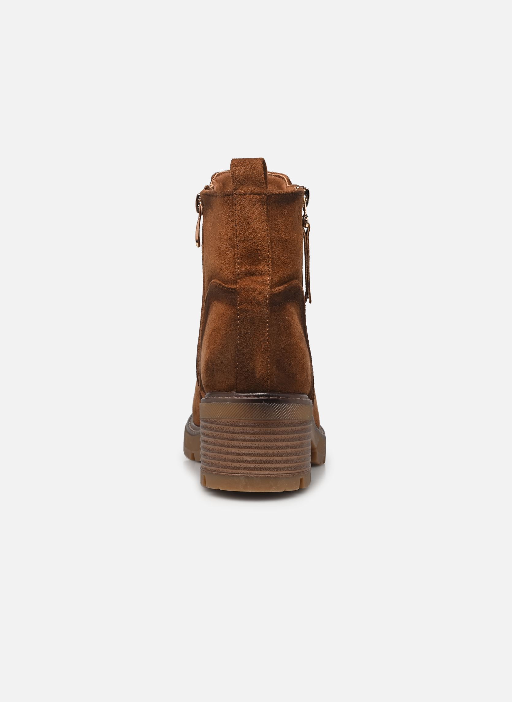 Enkellaarzen en boots THANOU dames bruin MADE BY Enkellaarzen en boots THANOU dames bruin BROWN