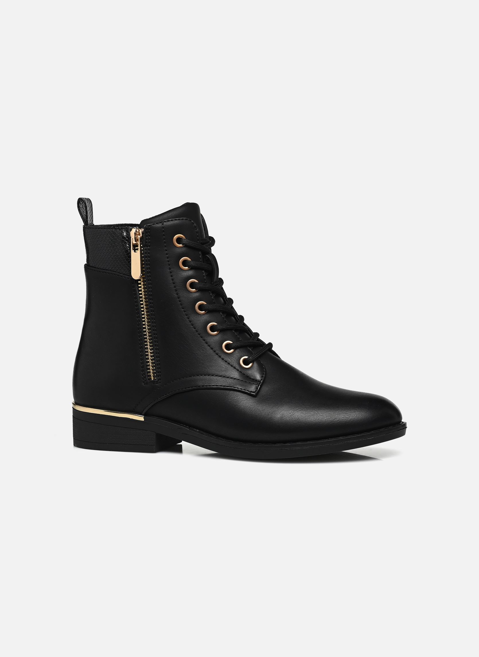 Veterlaarsjes THIFANI dames zwart MADE BY Veterlaarsjes THIFANI dames zwart NOIR