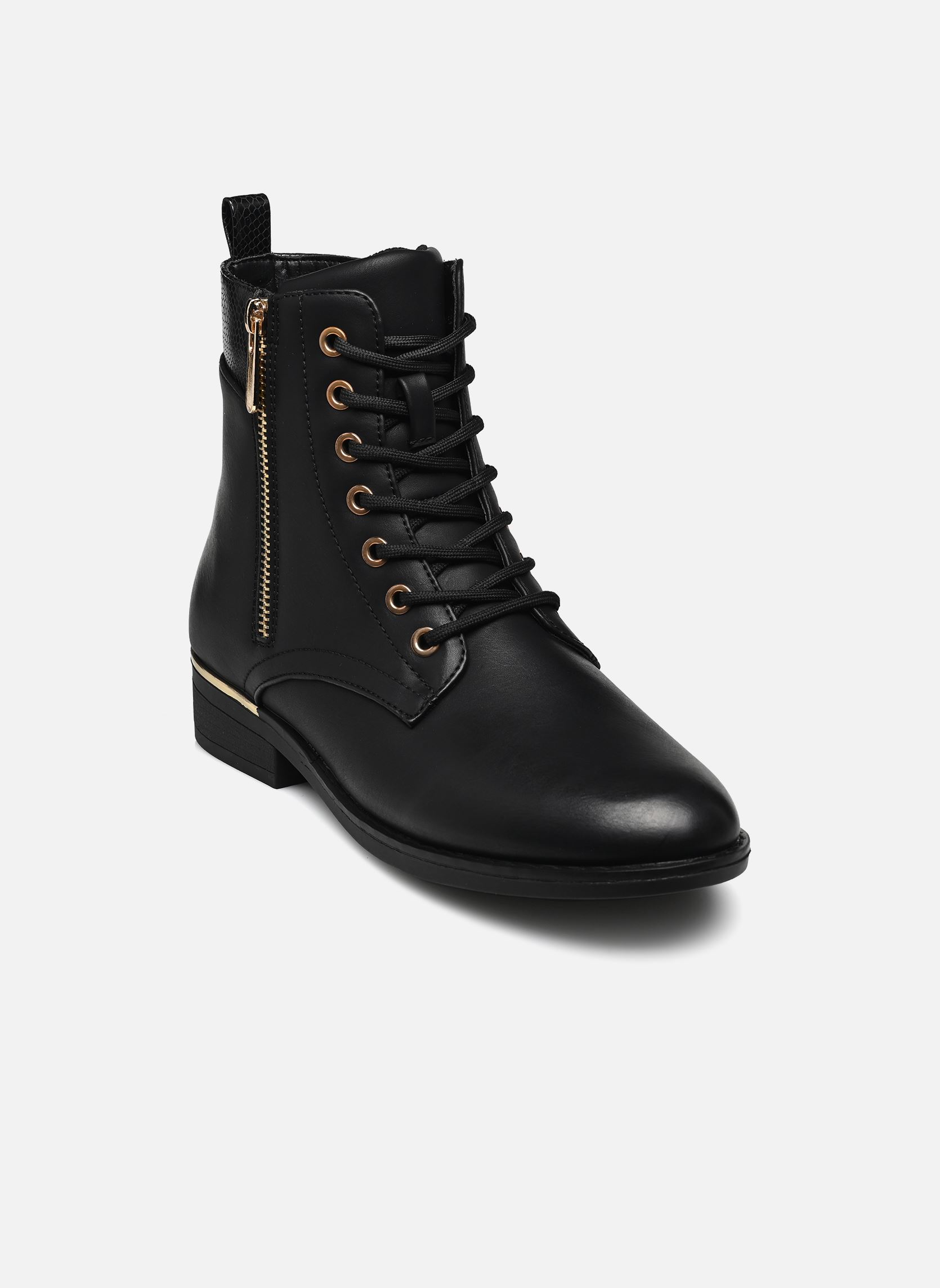 Veterlaarsjes THIFANI dames zwart MADE BY Veterlaarsjes THIFANI dames zwart NOIR