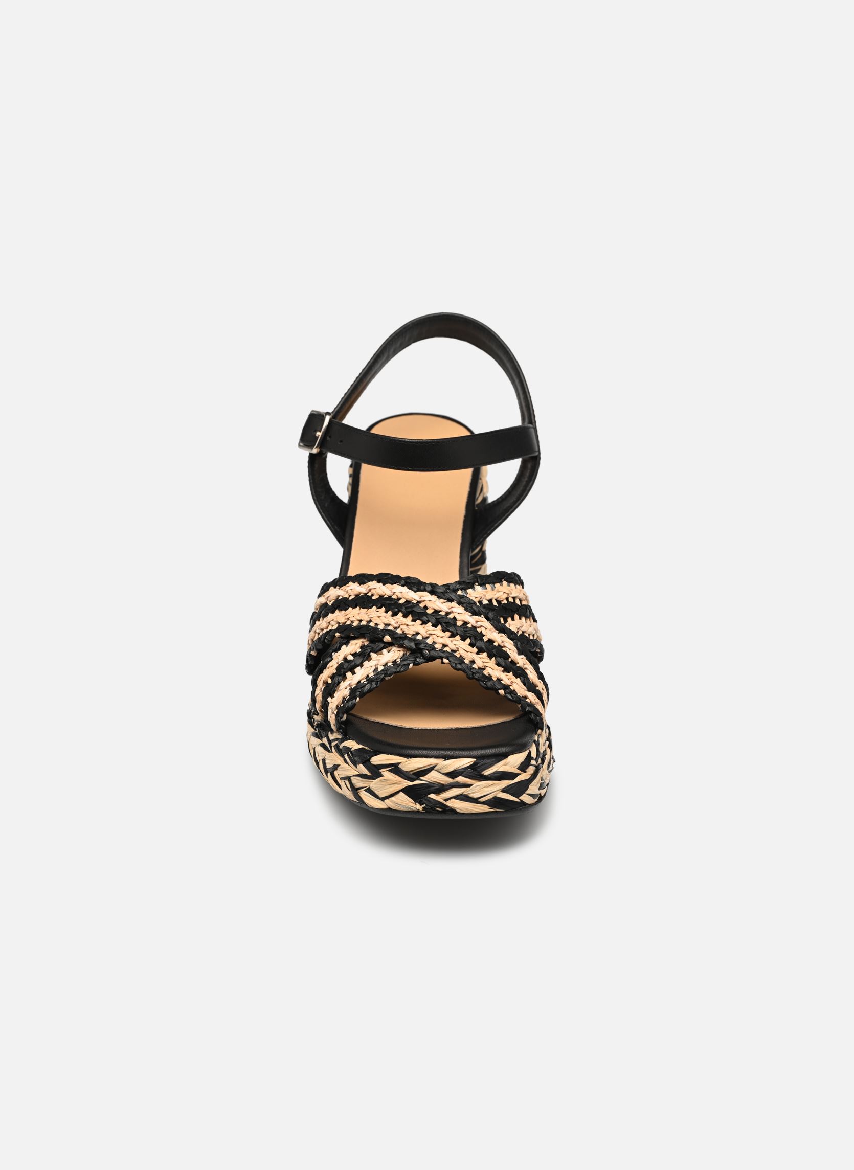 Espadrilles compensées et plateformes VICEN femme noir Castaner Espadrilles compensées et plateformes VICEN femme noir NEGRO TOSTADO