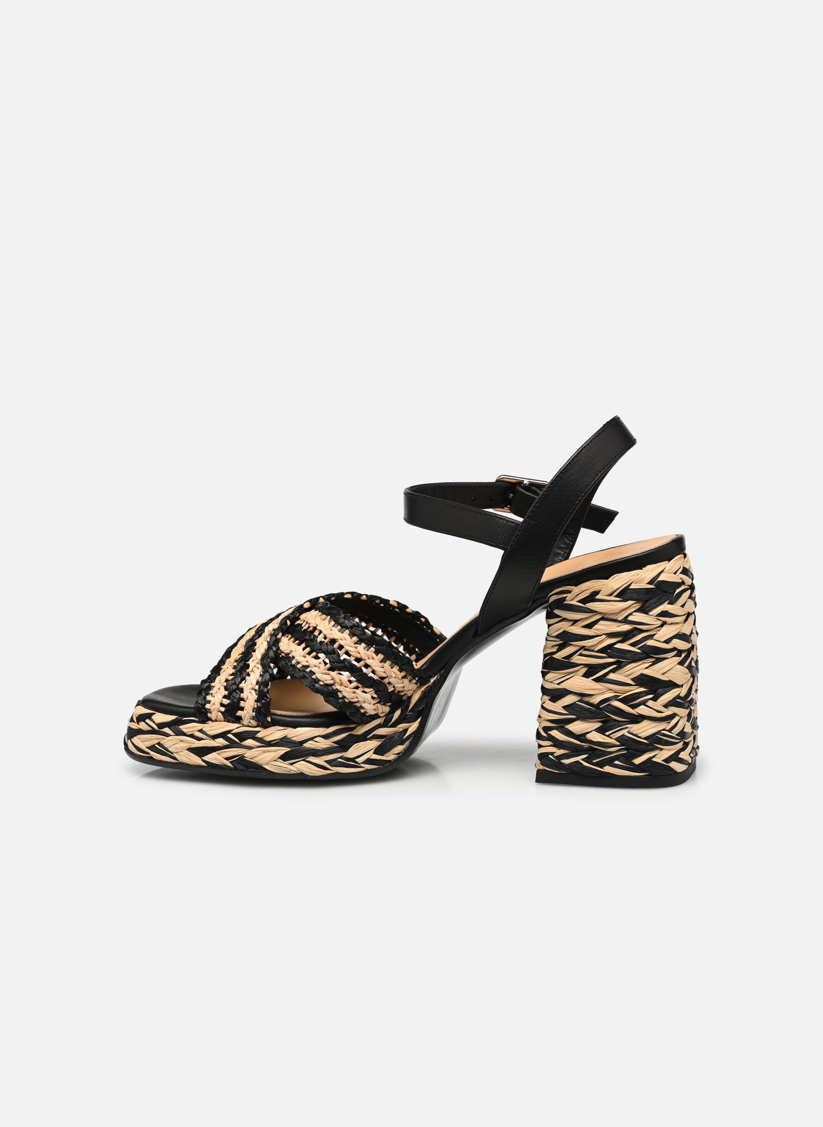 Espadrilles compensées et plateformes VICEN femme noir Castaner Espadrilles compensées et plateformes VICEN femme noir NEGRO TOSTADO