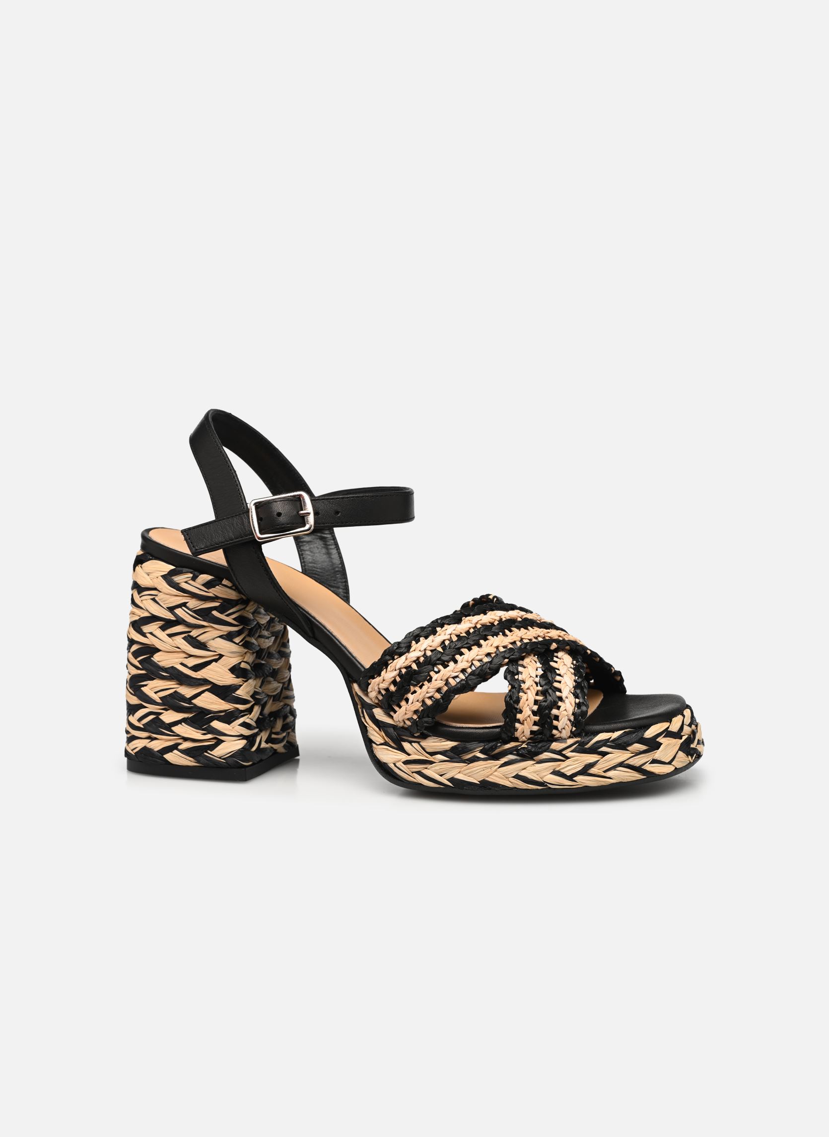Espadrilles compensées et plateformes VICEN femme noir Castaner Espadrilles compensées et plateformes VICEN femme noir NEGRO TOSTADO