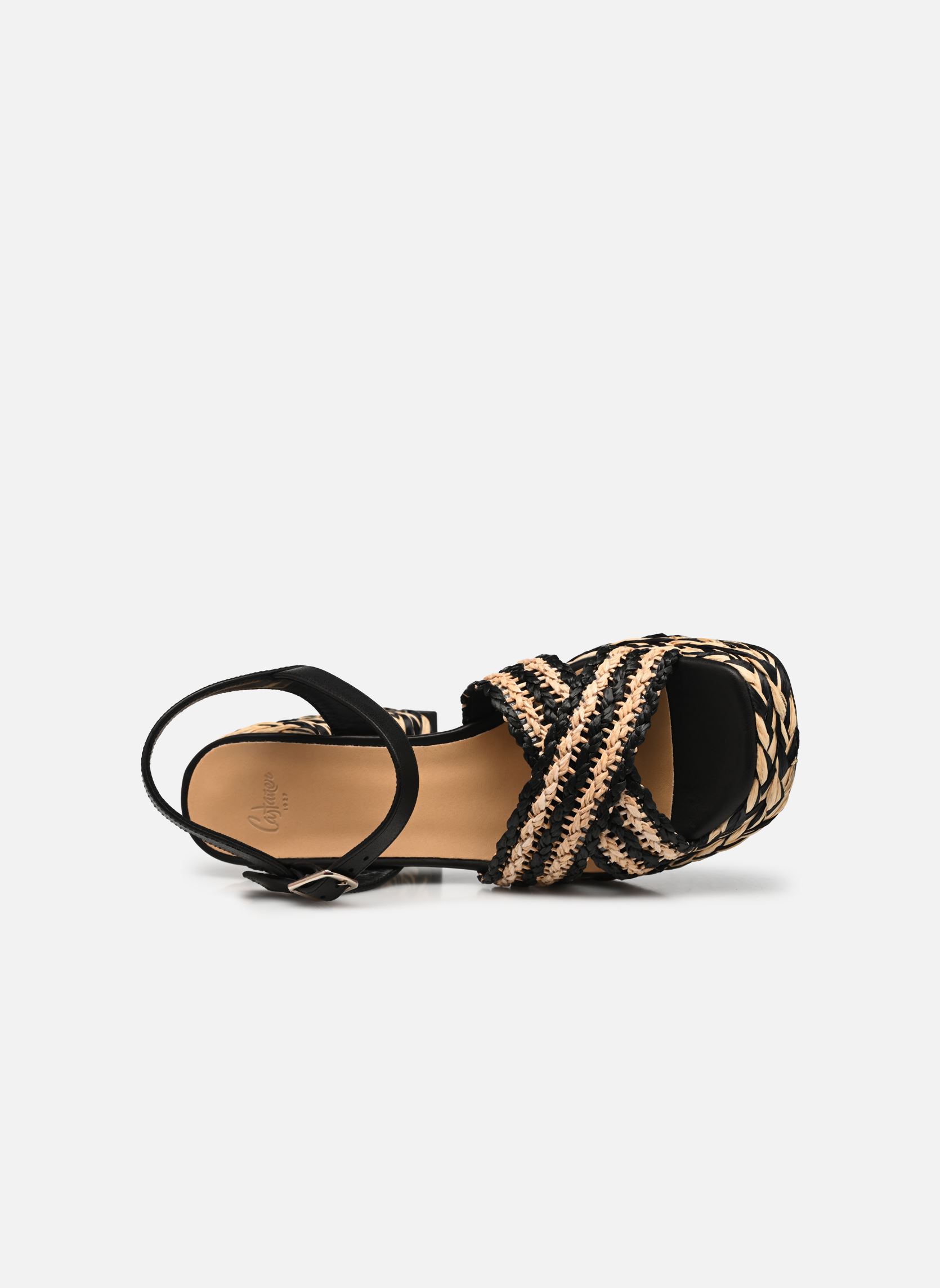 Espadrilles compensées et plateformes VICEN femme noir Castaner Espadrilles compensées et plateformes VICEN femme noir NEGRO TOSTADO